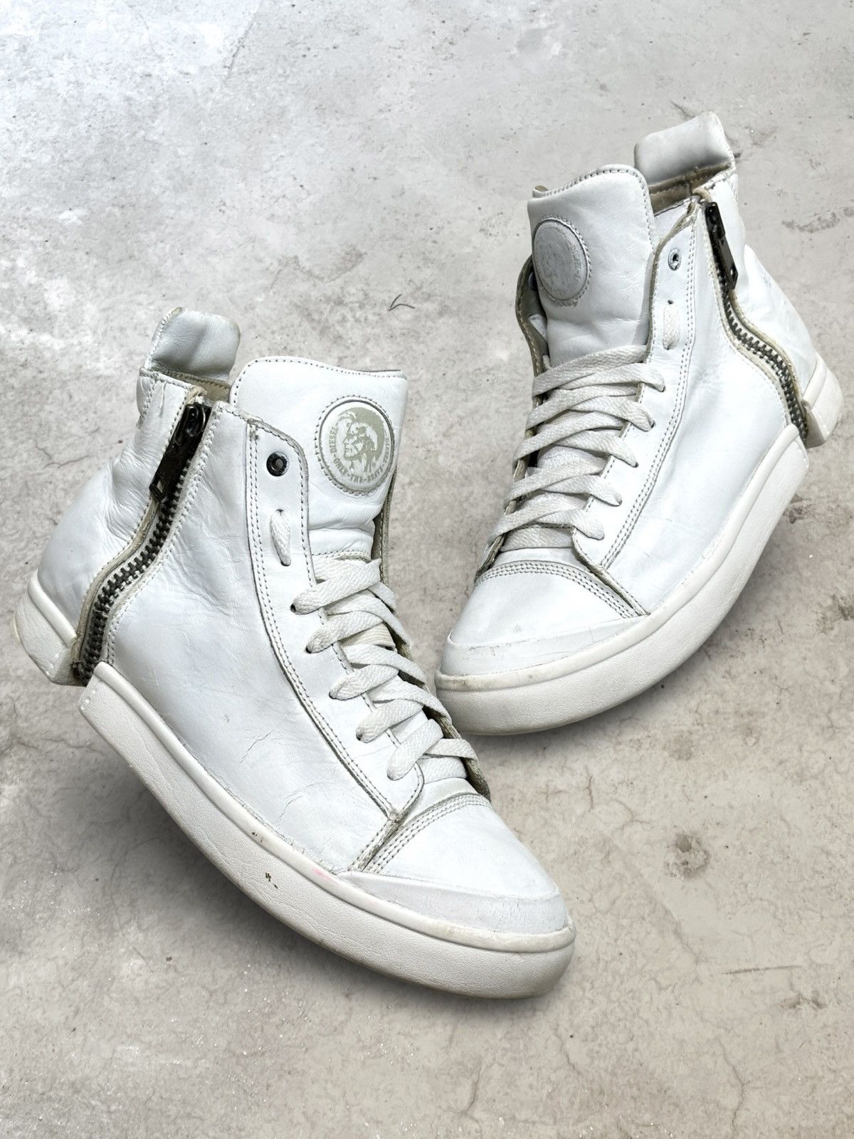Diesel × Japanese Brand Diesel Zip Round S-Nentish Mid Leather
