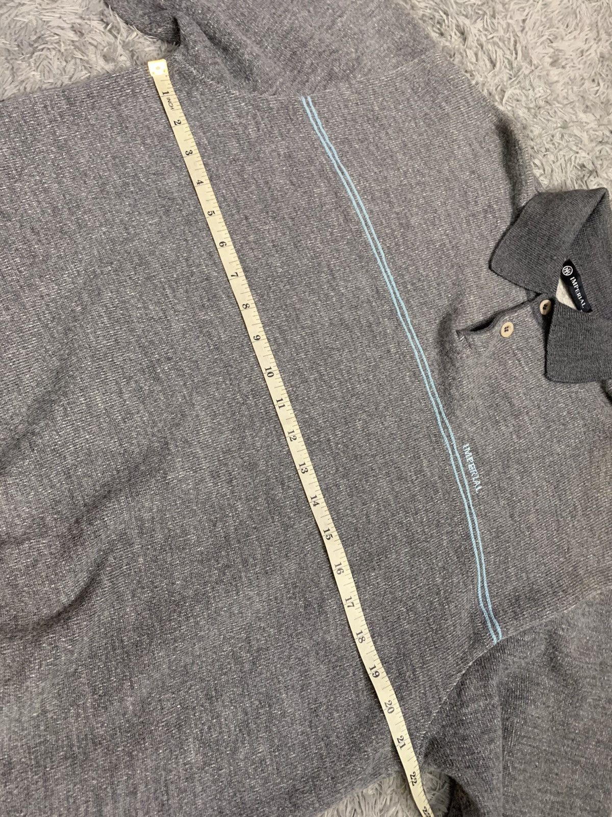 Imperial Imperial Polo Knit Sweater Size US L / EU 52-54 / 3 - 12 Thumbnail