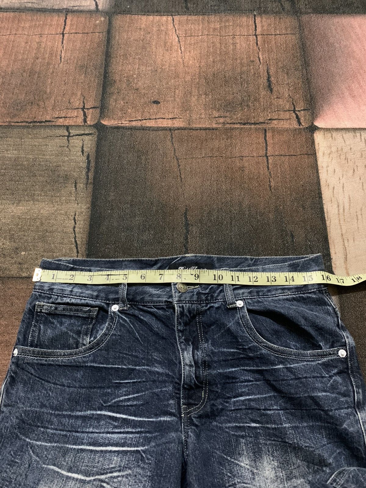 If Six Was Nine × Japanese Brand × Le Grande Bleu (L.G.B.) root three style stone wash faded jeans punk grunge japanese Size US 32 / EU 48 - 20 Thumbnail