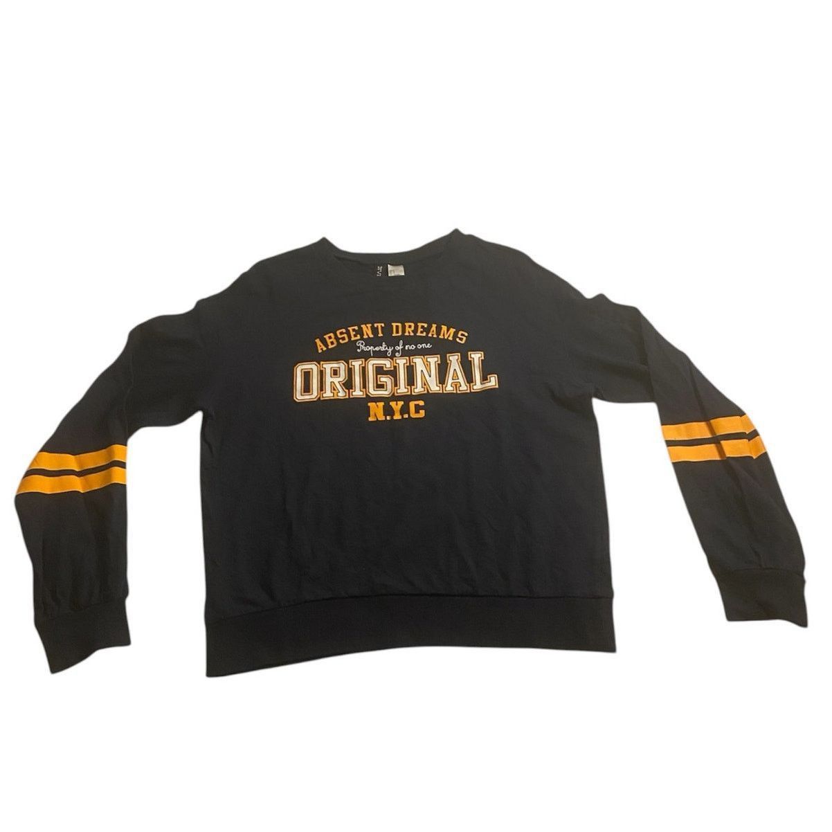 H&M Varsitycore Retro NYC Graphic Sweatshirt Navy H&M Divided S Size S / US 4 / IT 40 - 2 Thumbnail