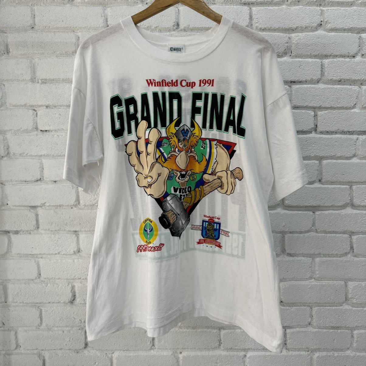 Vintage 91’s Winfield Cup Canberra Raiders Tee Size US XXL / EU 58 / 5 - 1 Thumbnail