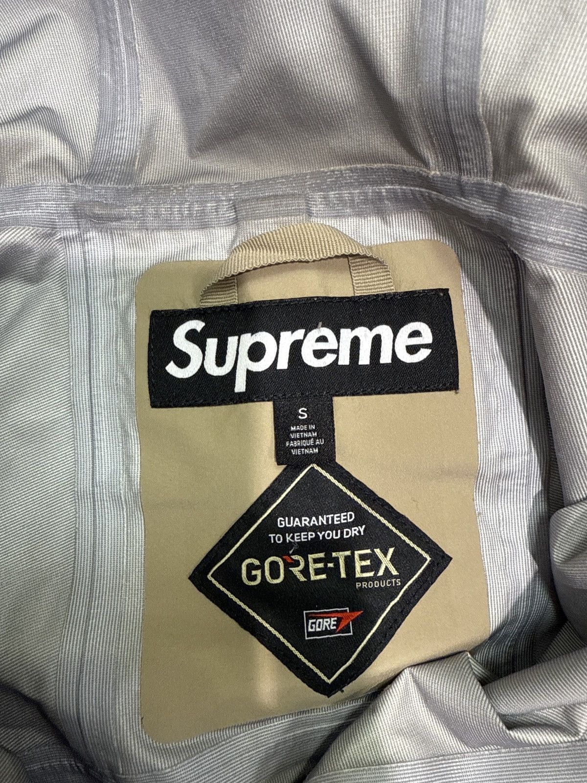 Supreme Supreme Tan Goretex Taped Seam Shell Jacket Size US S / EU 44-46 / 1 - 3 Thumbnail
