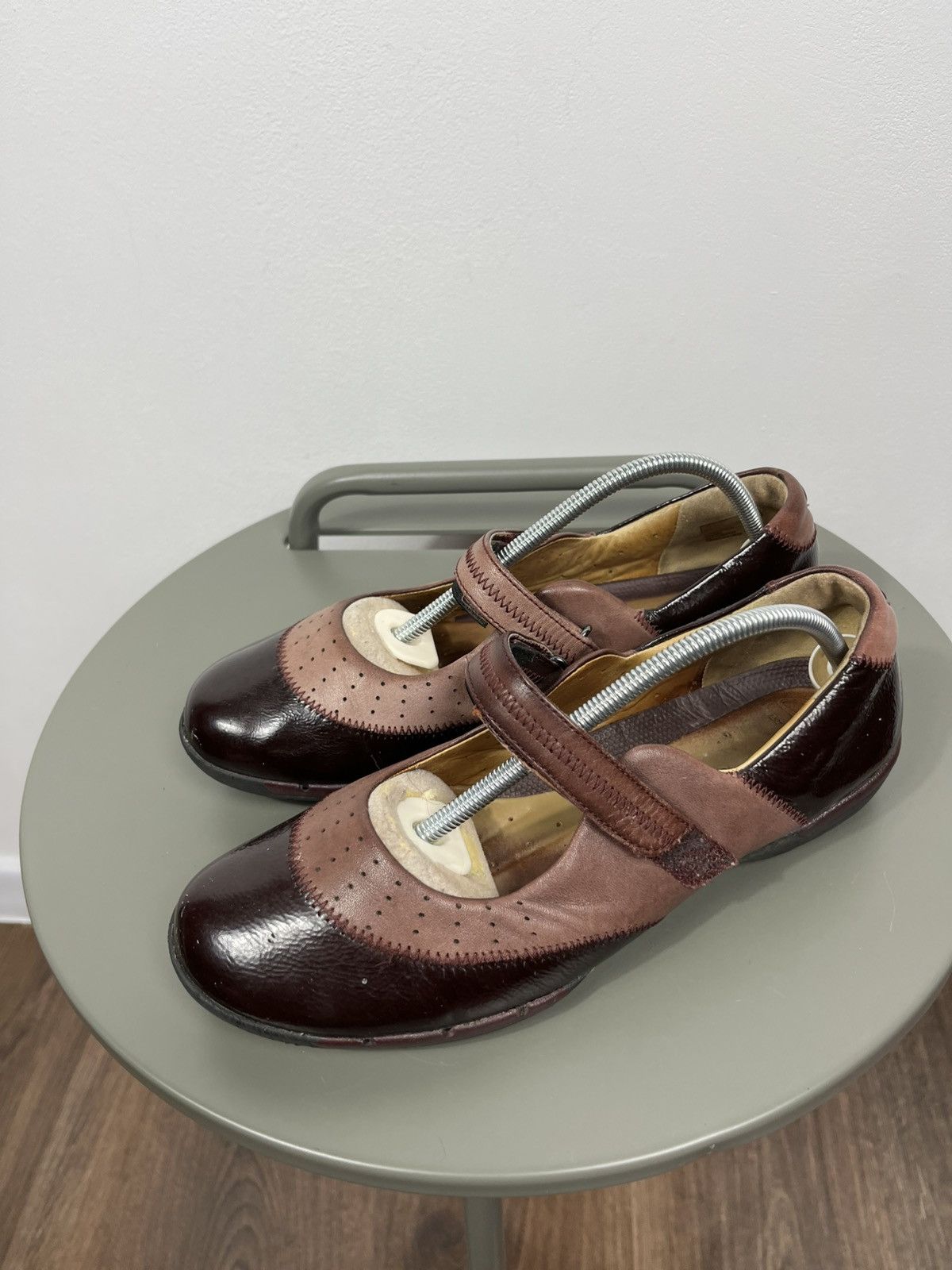 Clarks Clarks Mary Jane Leather Shoes Brown Strap Women EU 39 US 8 Size US 8 / IT 38 - 5 Thumbnail
