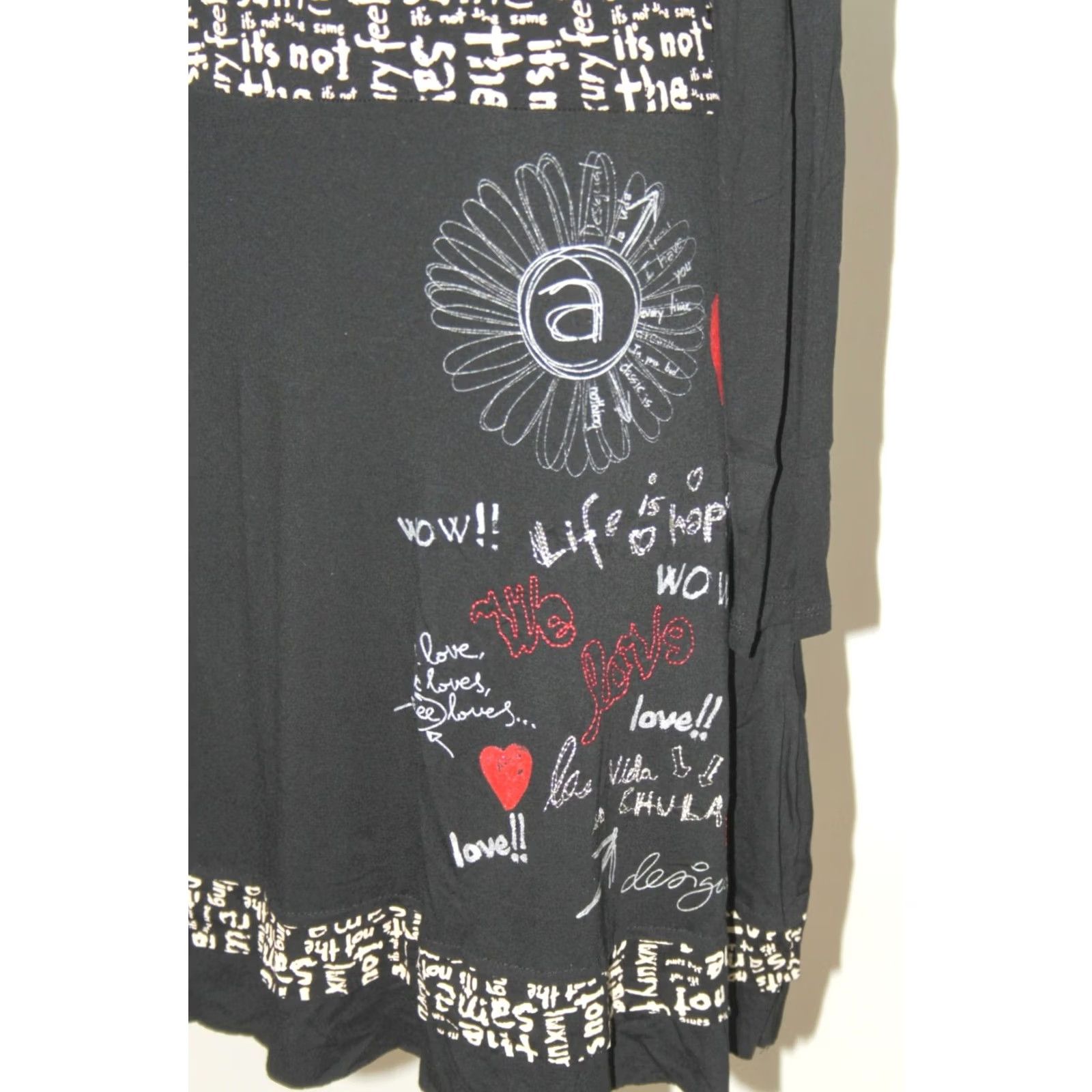 Desigual Desigual Dress Womens MIDI A-Line Size M Multicoloured 95cm Length 37cm Shoulder 43cm Armpit to Armpit 67cm Sleeve Mens Womens Size M / US 6-8 / IT 42-44 - 2 Thumbnail