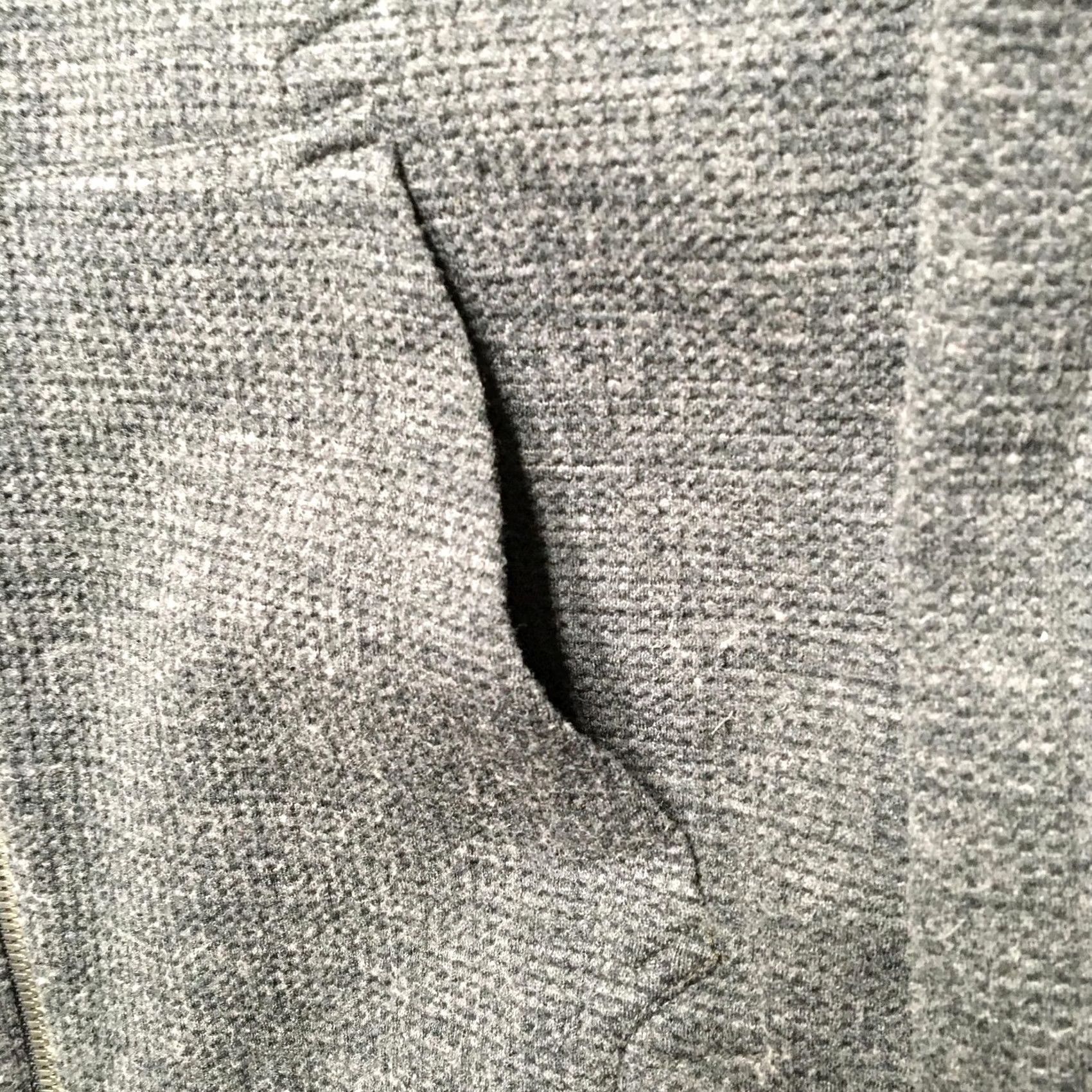 Helmut Lang Helmut Lang Hoodie Mens M Gray Full Zip Textured Knit Moto Hooded Jacket Size US M / EU 48-50 / 2 - 3 Thumbnail