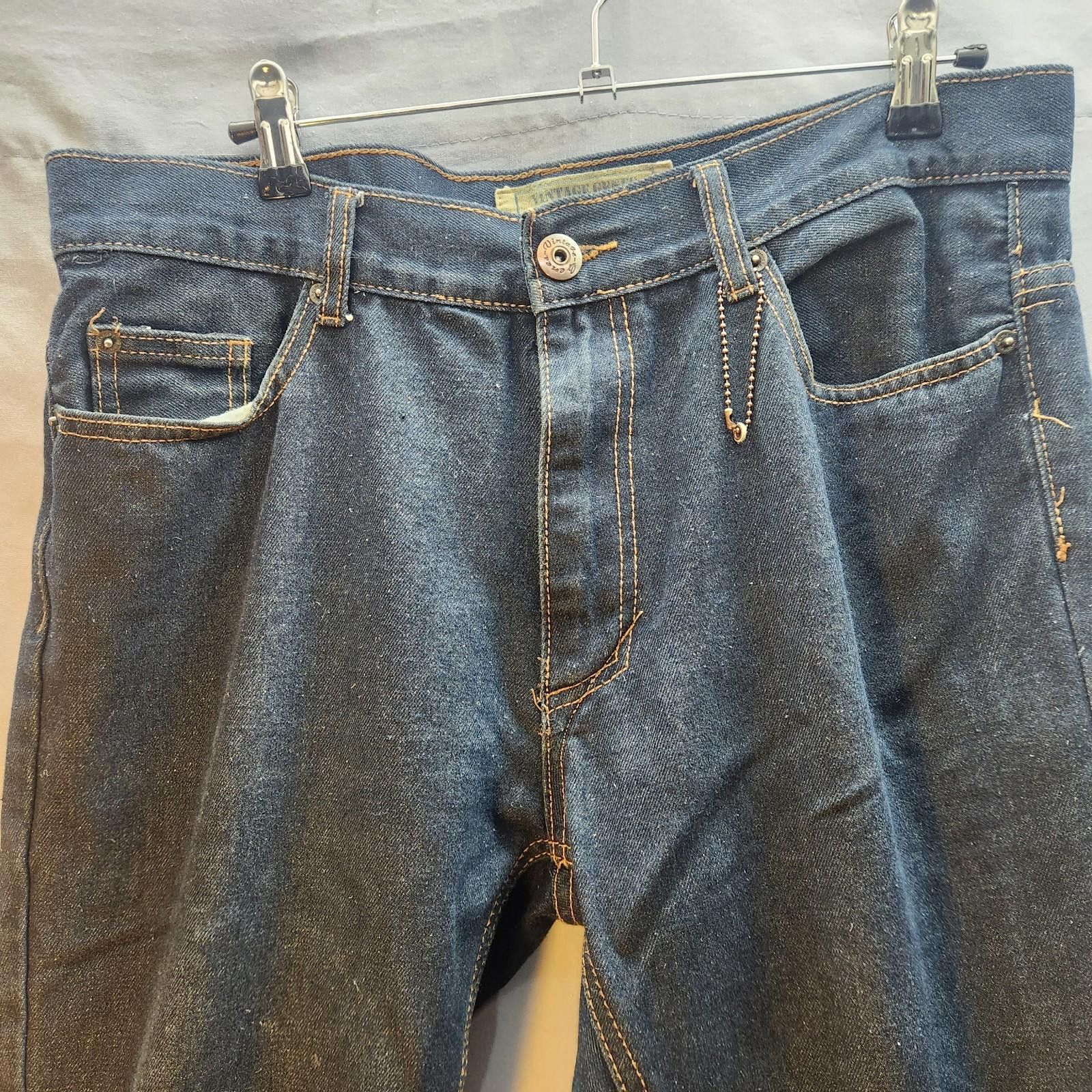 Designer Vintage Genes Blue Jeans Slim Size 34x32 Size US 34 / EU 50 - 3 Thumbnail