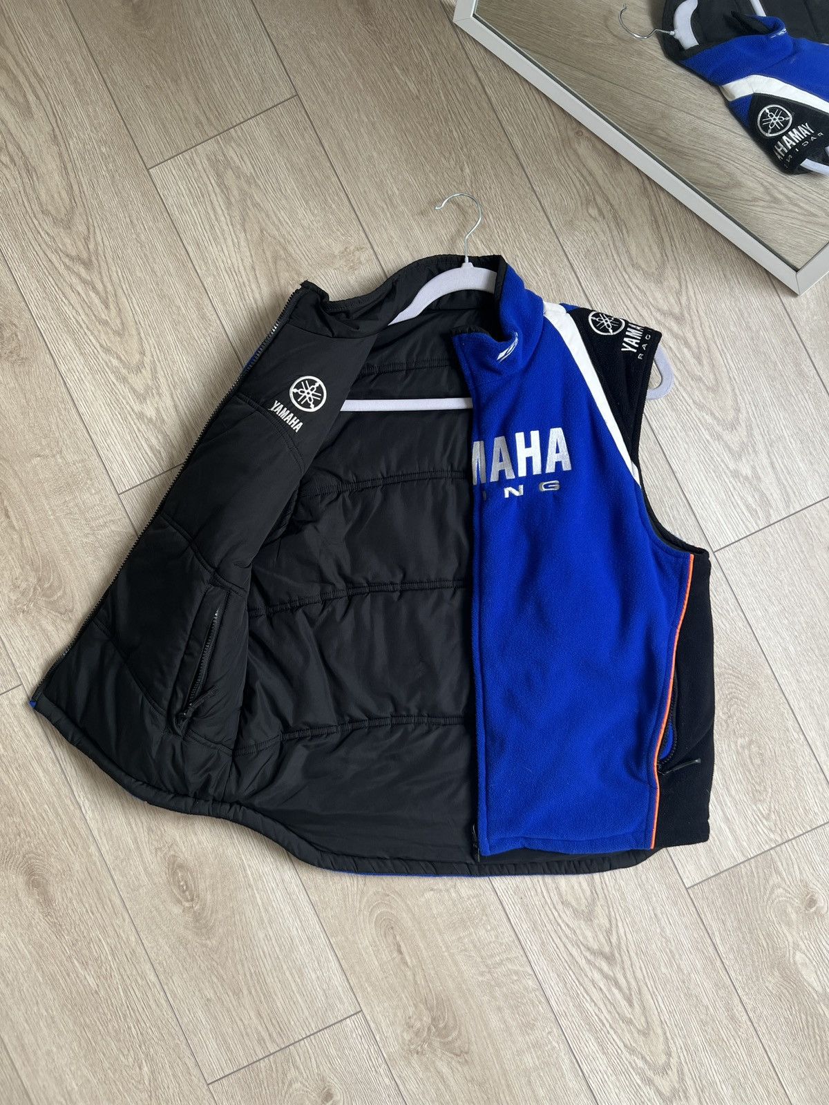 Yamaha Vintage Yamaha Racing Double-Sided Fleece Vest Y2K Size US S / EU 44-46 / 1 - 2 Thumbnail