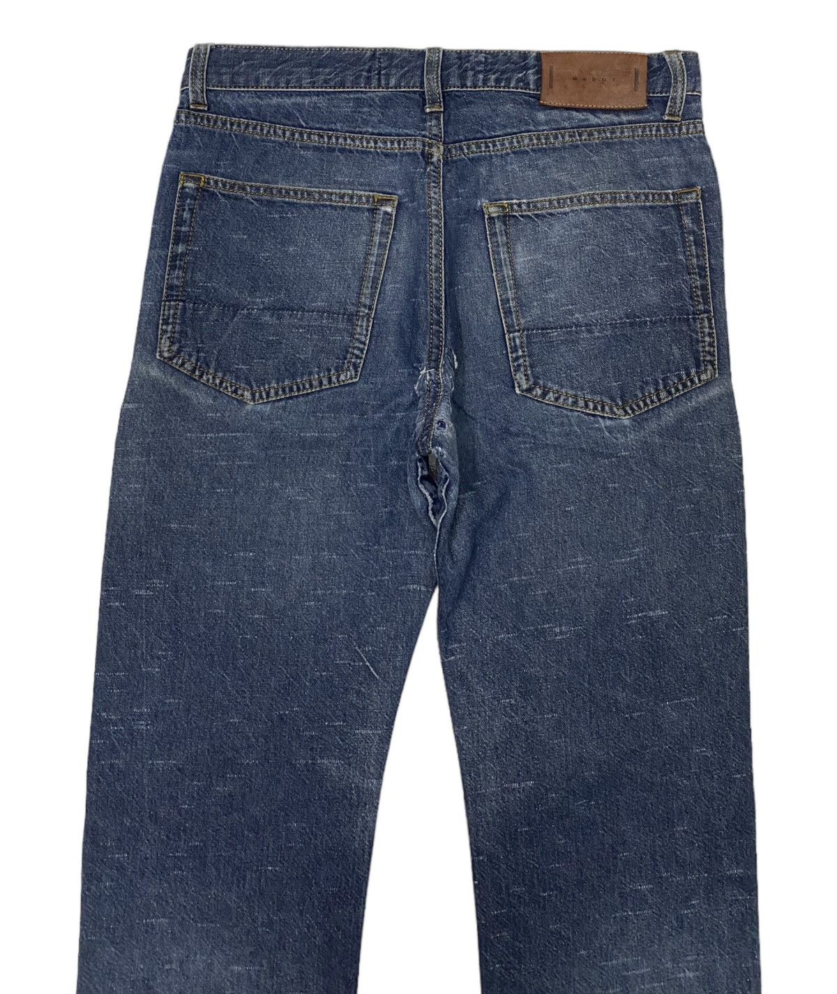 Marni 🔥MARNI DISTRESSED DENIM JEANS CROPPED Size US 30 / EU 46 - 4 Thumbnail