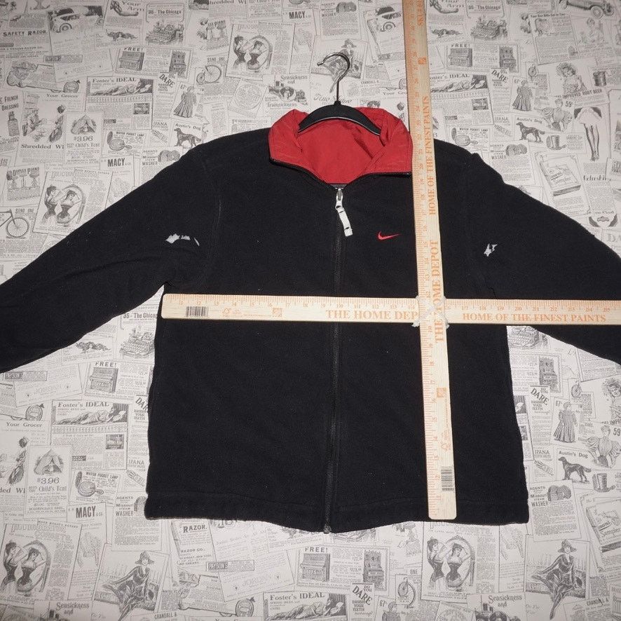 Nike Medium - Vintage Y2K Nike zip up reversible 00s youth jacket Size US M / EU 48-50 / 2 - 6 Thumbnail