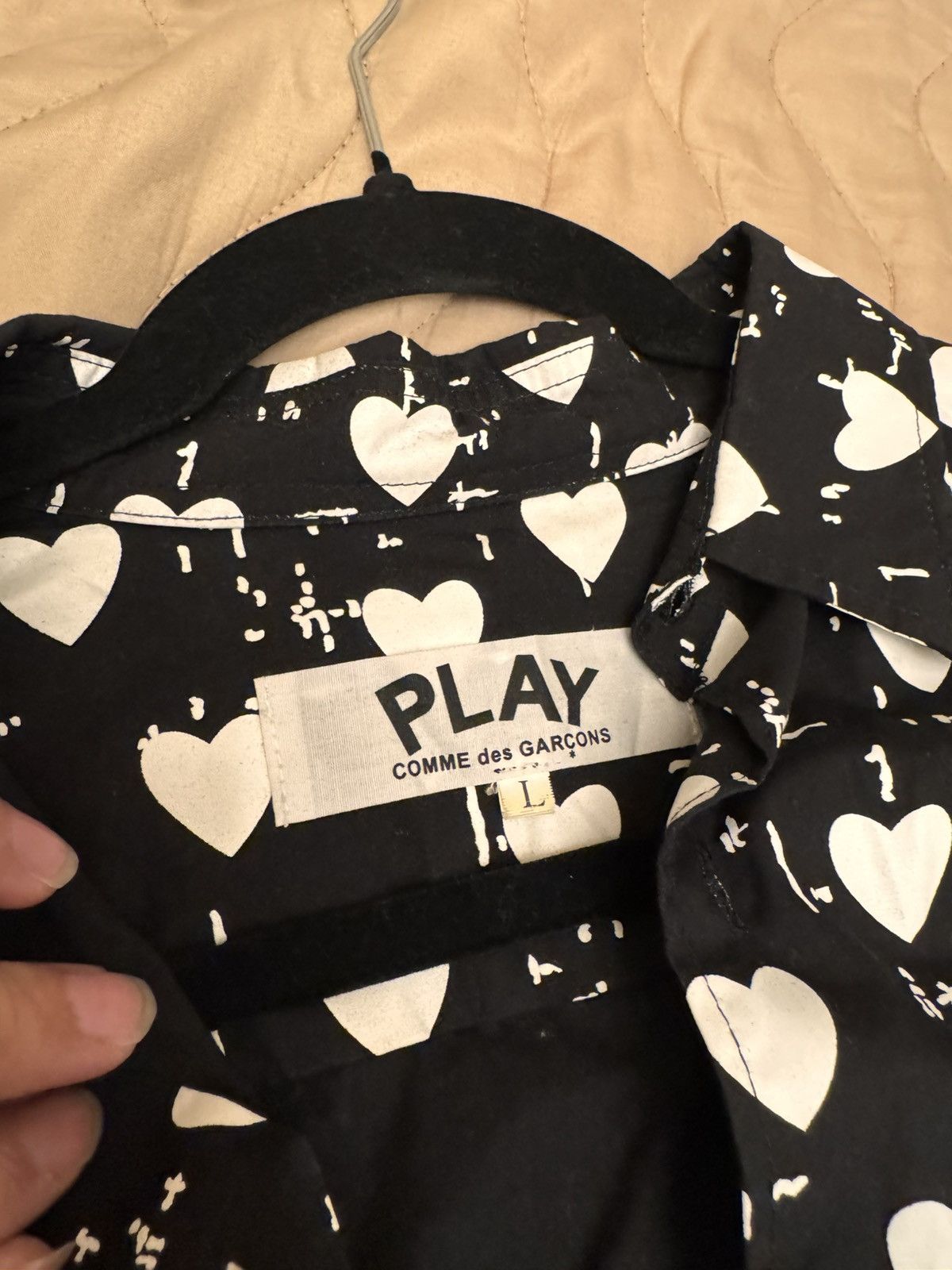 Comme des Garcons PLAY Comme des Garcons long sleeve shirt Size US M / EU 48-50 / 2 - 4 Thumbnail