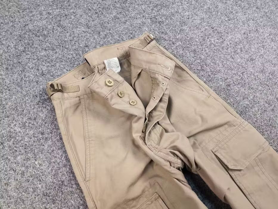 Japanese Brand Vintage 90's Military Ripstop Japan Beige Cargo Pants Size US 32 / EU 48 - 12 Thumbnail
