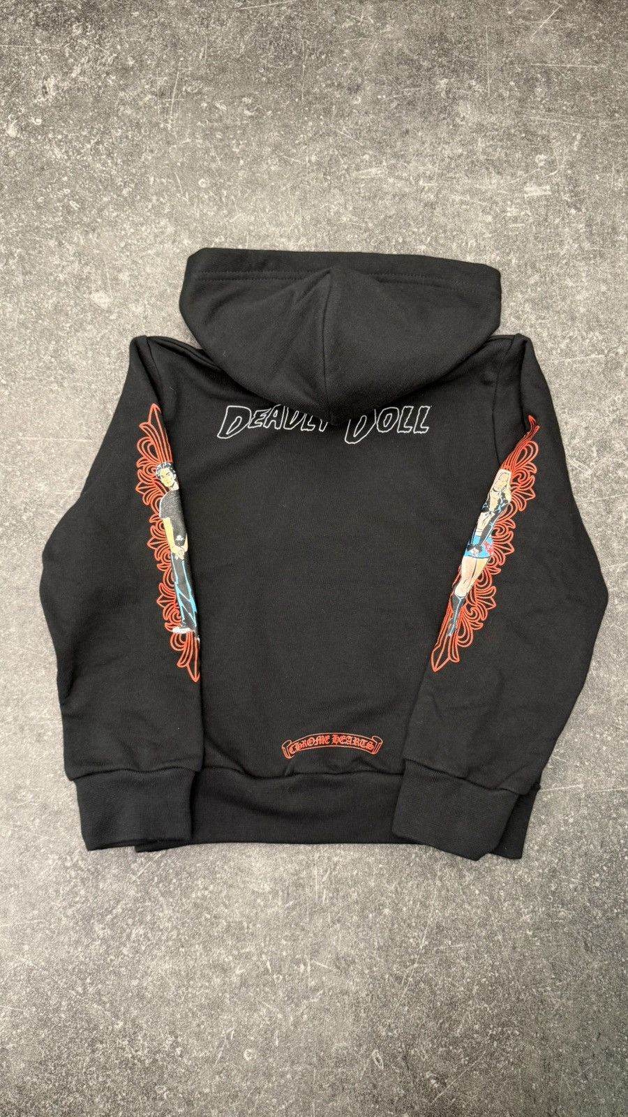 Chrome Hearts × Deadly Doll Chrome Hearts KIDS Deadly Doll Hoodie Black Size US XXS / EU 40 - 4 Thumbnail