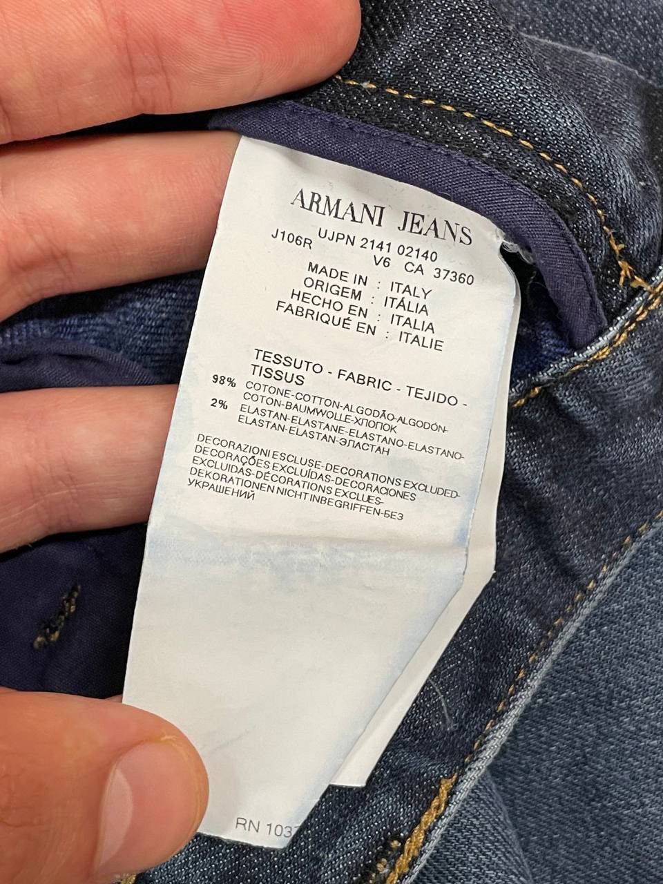Armani Vintage Armani Jeans Denim Pants Size US 34 / EU 50 - 14 Thumbnail