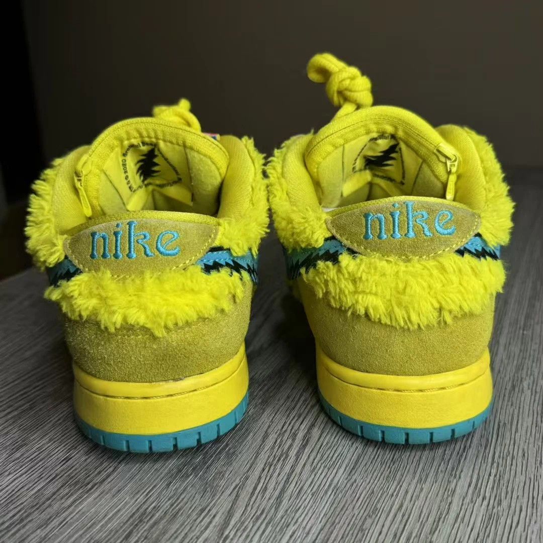 Nike Grateful Dead x Nike Dunk SB Opti Yellow Dancing Bear Size US 9 / EU 42 - 5 Thumbnail