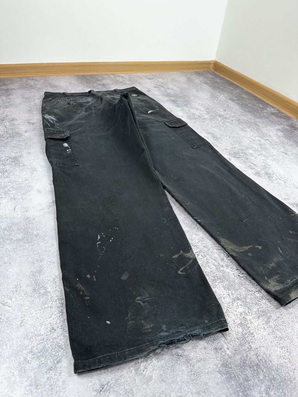Dickies Vintage Dickies Cargo Distressed Baggy USA Faded Work Pants Size US 32 / EU 48 - 3 Thumbnail