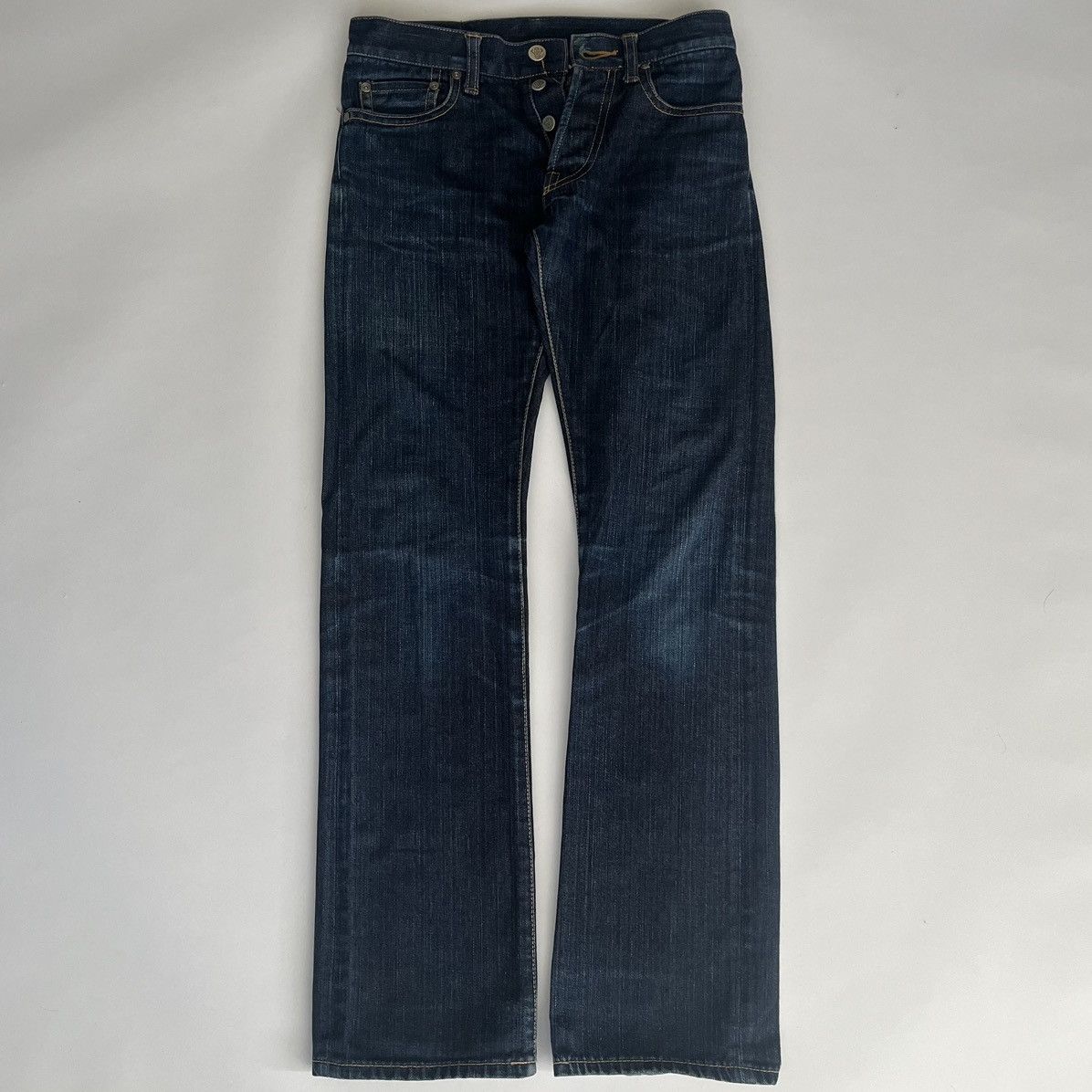Japanese Brand Celt&Cobra 2000s Skull Studded Pocket Bootcut Jeans Size US 28 / EU 44 - 1 Thumbnail
