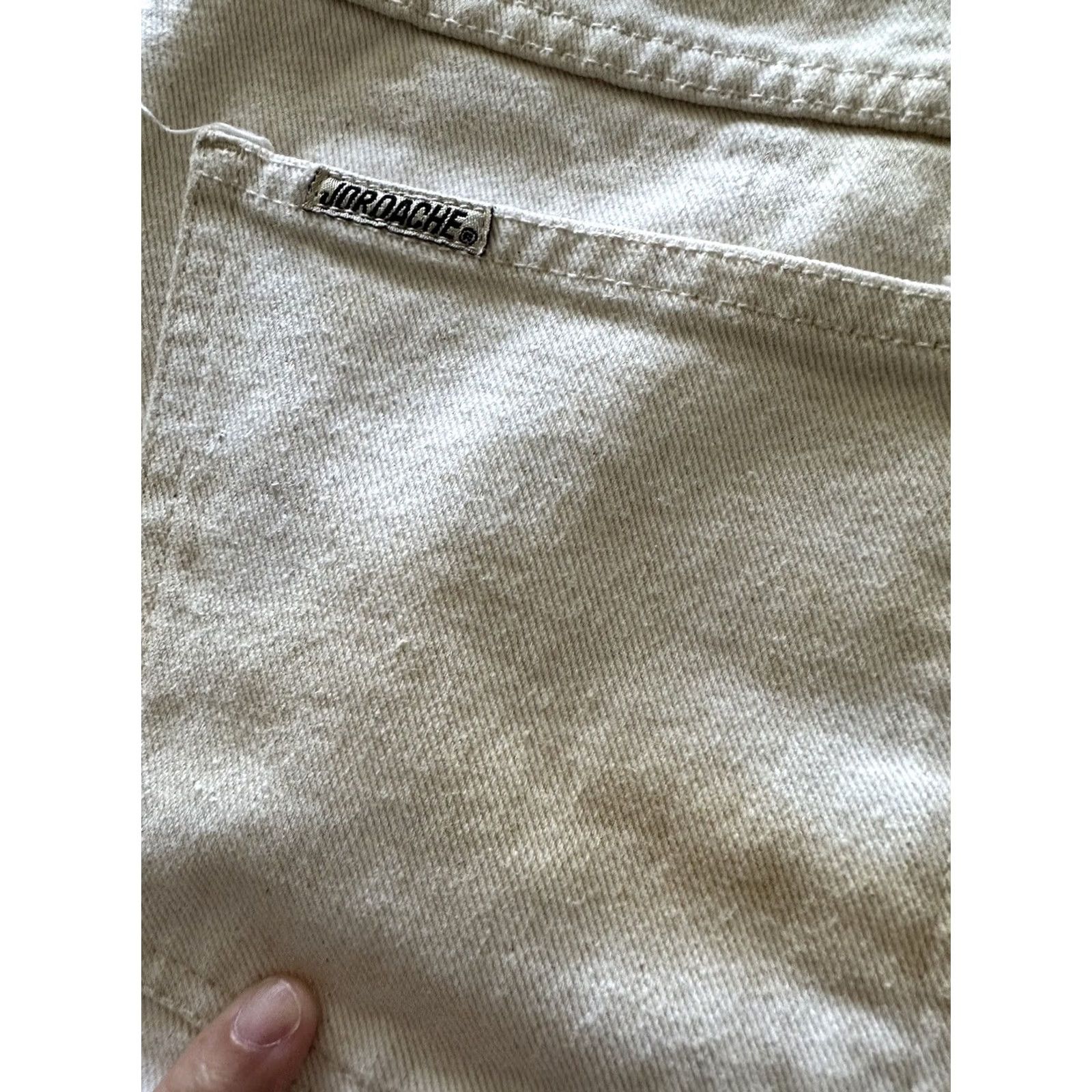 Vintage VINTAGE Jordache Denim Jean Shorts Mens W34 White Distressed 80s RARE Size US 30 / EU 46 - 3 Thumbnail