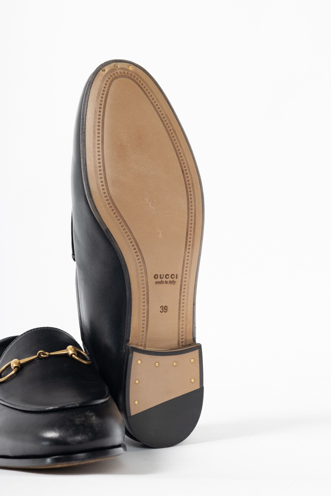 Gucci Gucci Nero Agnello Plonge Horsebit Loafers Size US 8.5 / IT 38.5 - 5 Thumbnail