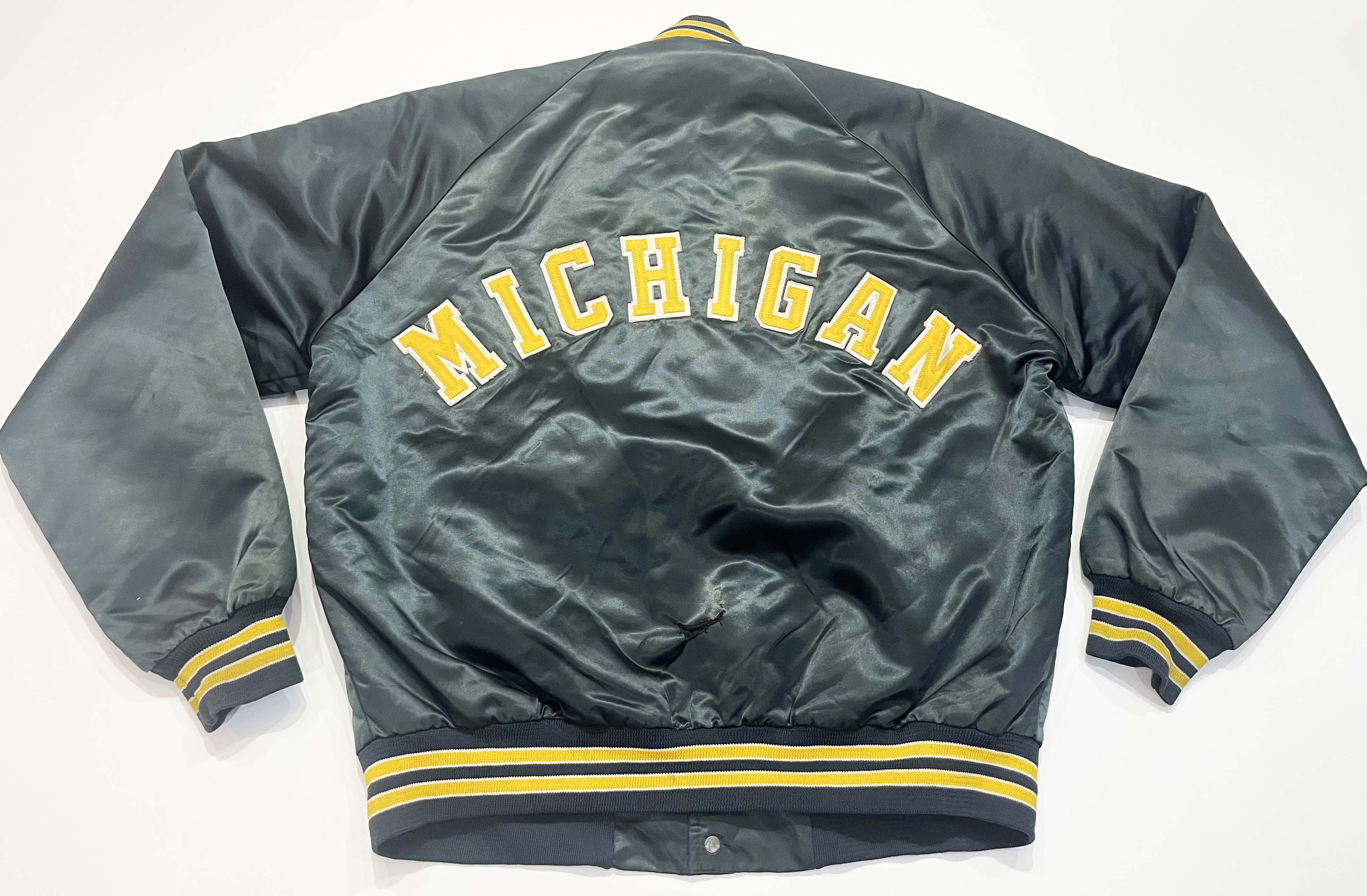 Chalk Line Vintage Chalk Line Michigan Wolverines NCAA Bomber Jacket Size US L / EU 52-54 / 3 - 1 Thumbnail
