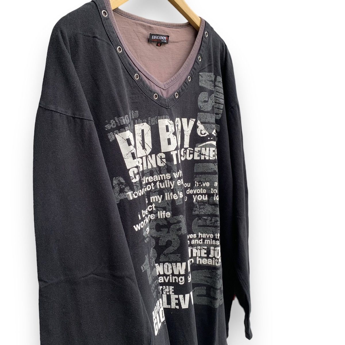 If Six Was Nine × Japanese Brand × Le Grande Bleu (L.G.B.) Bad boy longsleeave tshirt - ifsixwasnine lgb style Size US XL / EU 56 / 4 - 2 Thumbnail