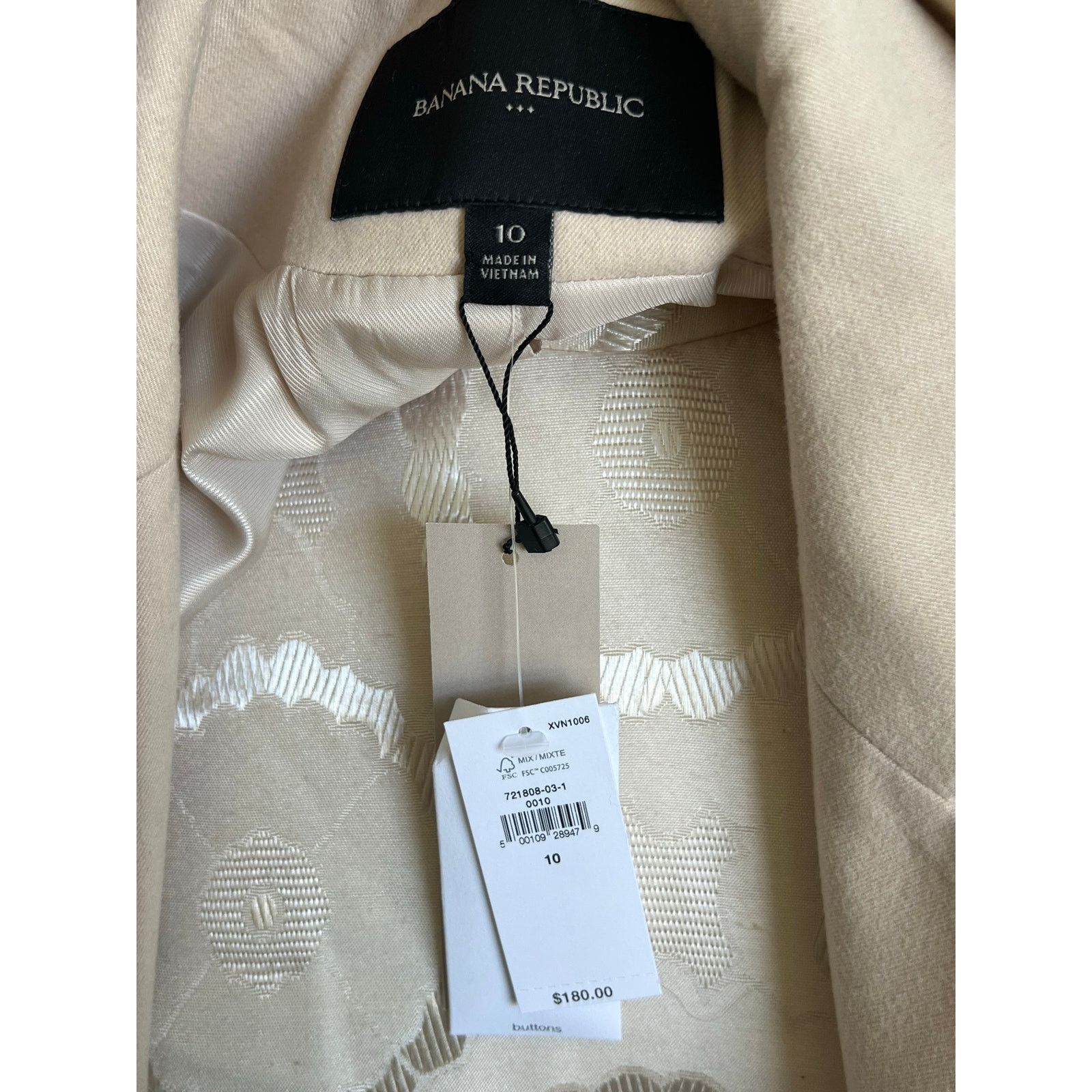 Banana Republic Banana Republic Classic Lined Blazer NWT Size 10 Size L / US 10 / IT 46 - 5 Thumbnail