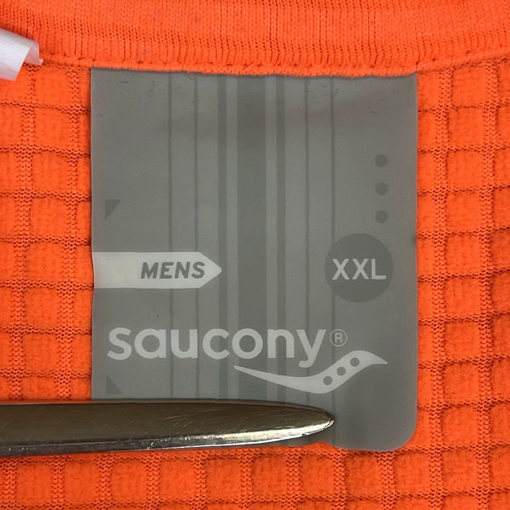 Saucony Saucony Jacket Mens XXL Orange Full Zip Lightweight Running Athletic Long Sleeve Size US XXL / EU 58 / 5 - 3 Thumbnail