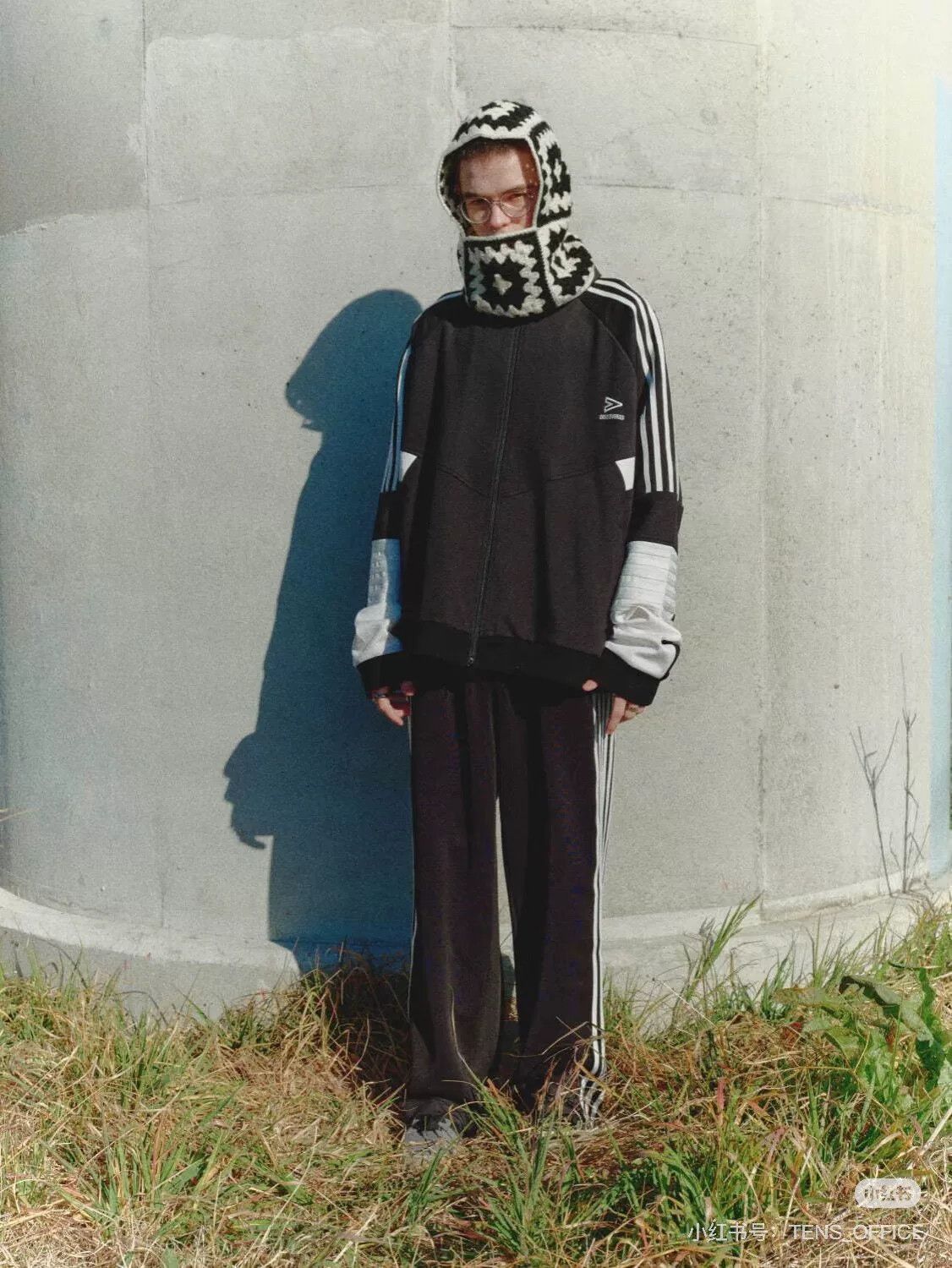 DISCOVERED Black and White Striped Tracksuit Set Size US 28 / EU 44 - 1 Thumbnail