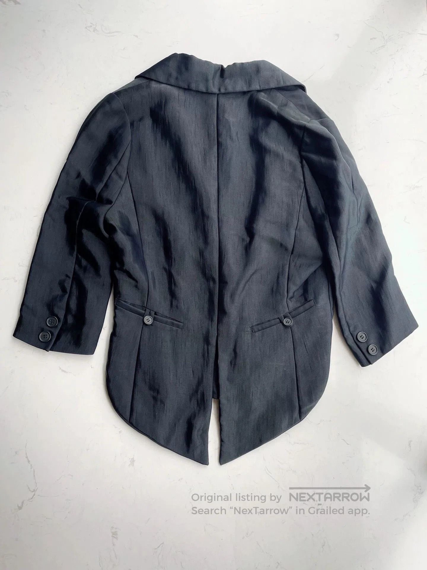 SHINICHIRO ARAKAWA Unique Black Tailed Coat by Shinichiro Arakawa. Size M / US 6-8 / IT 42-44 - 3 Thumbnail