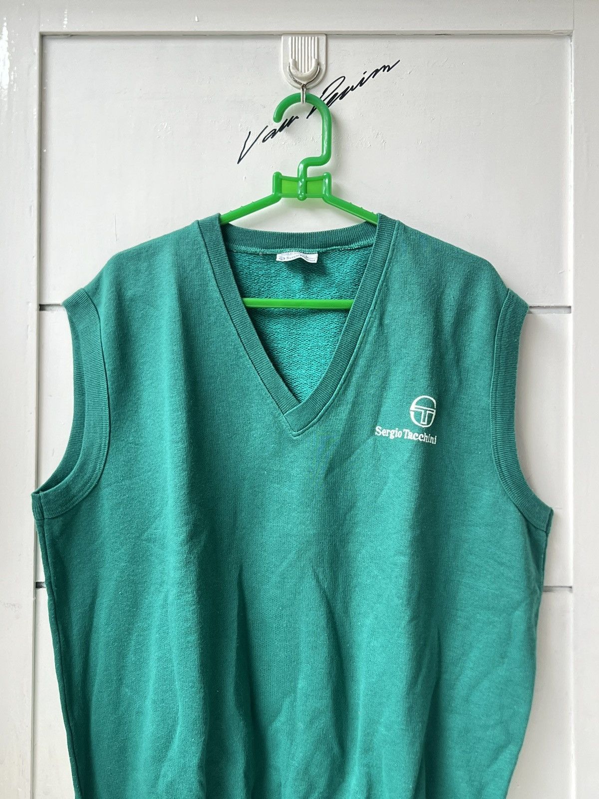 Sergio Tacchini Sergio Tacchini Green Padel Tennis Vest Size US L / EU 52-54 / 3 - 10 Thumbnail