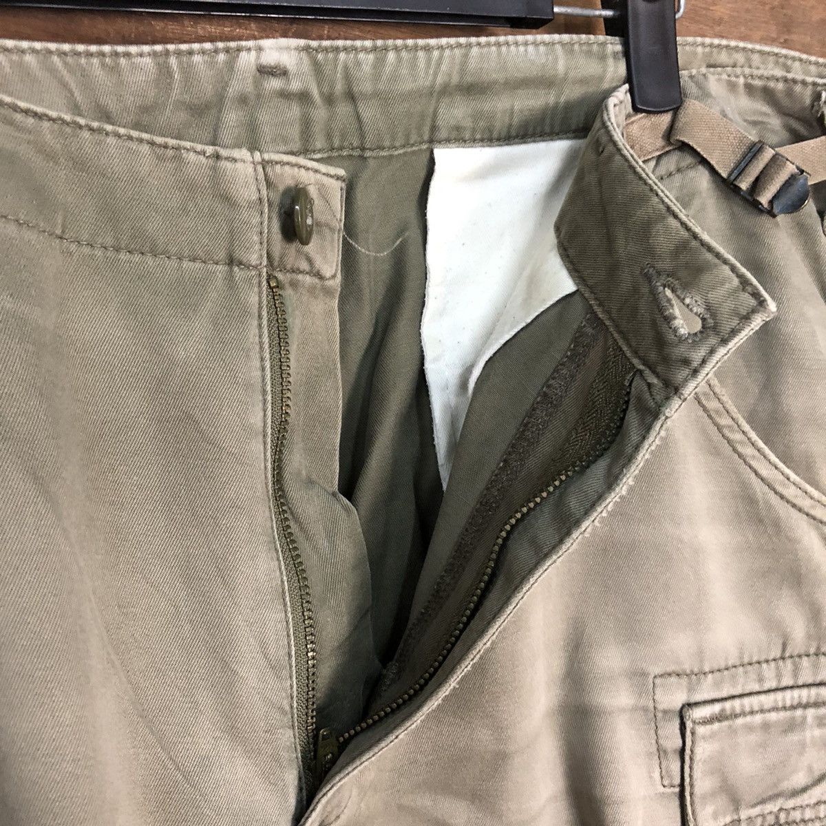 Alpha Industries DL Alpha Industries Brown Cargo Multipocket Pants #S2786 Size US 32 / EU 48 - 10 Thumbnail