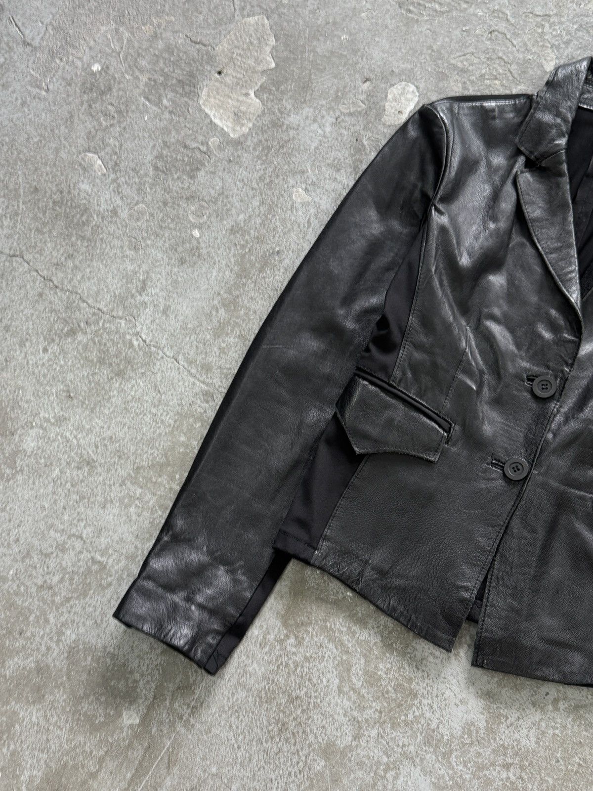 Japanese Brand Vintage Genuine Leather Blazer Size L / US 10 / IT 46 - 7 Thumbnail