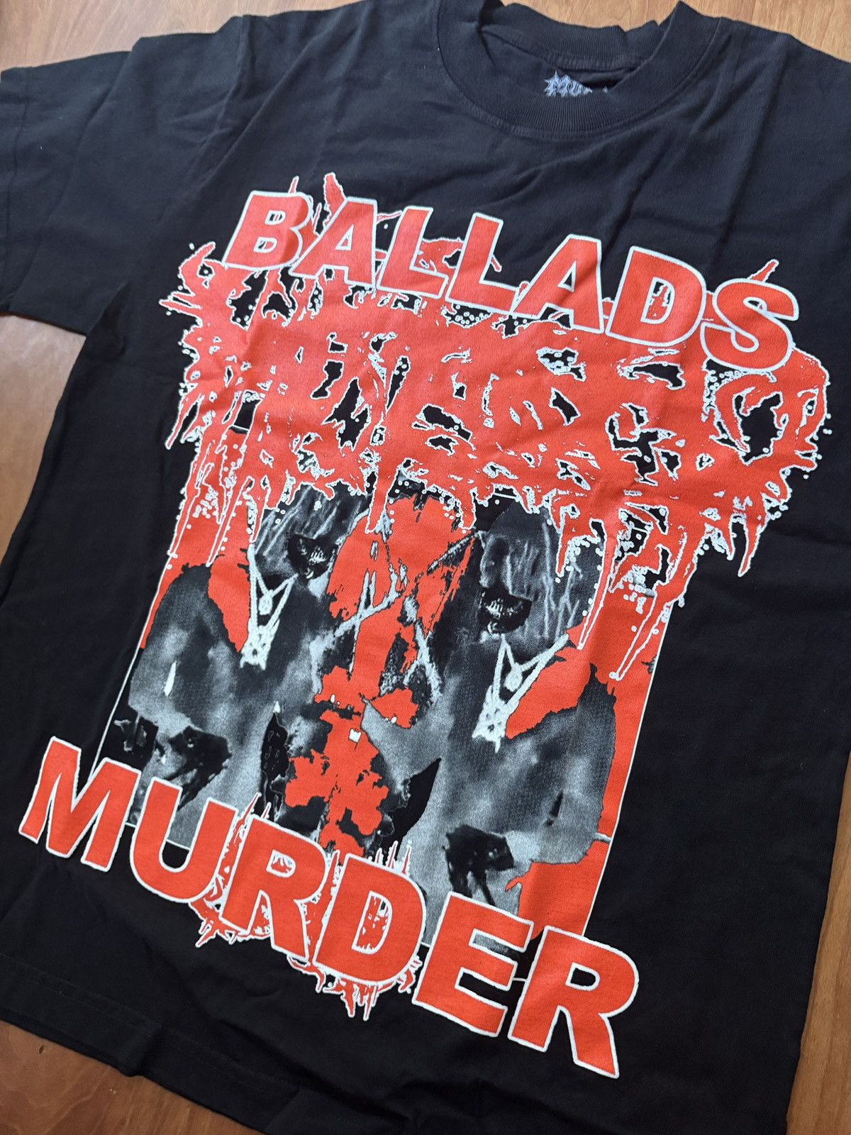 Ken Carson Ken Carson Ballads Murder tee black Size US M / EU 48-50 / 2 - 2 Thumbnail