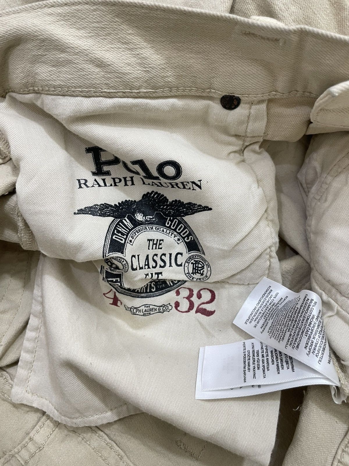 RRL Ralph Lauren 2000s Thrased Ralph Lauren Denim Y2K Hysteric Japan Size US 34 / EU 50 - 8 Thumbnail