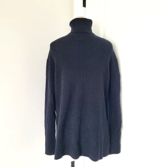 Athleta Transit Teal/Black Colorblock Turtleneck Sweater Winter Work Size XXS / US 00 / IT 34 - 5 Thumbnail