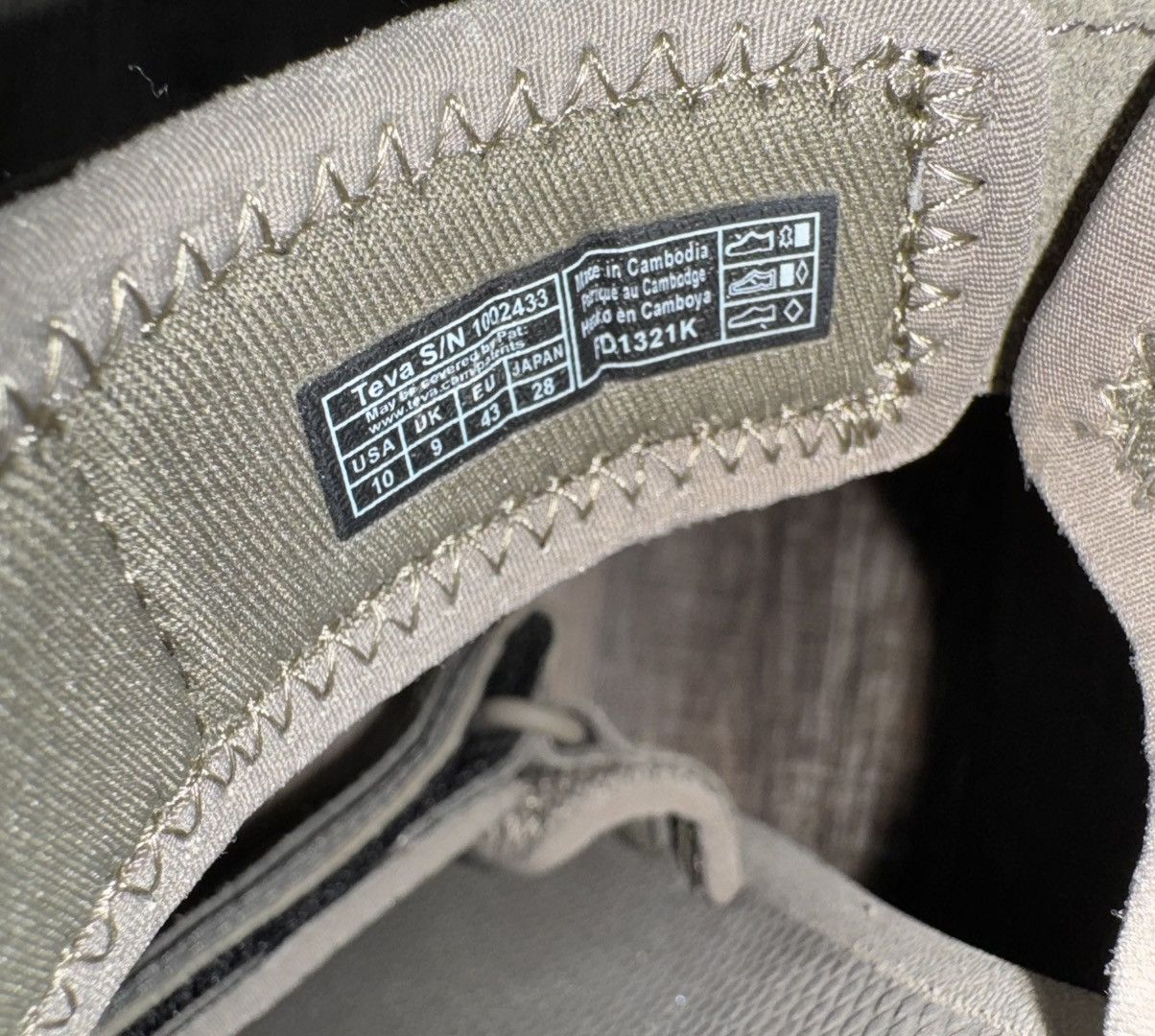 Teva Teva Hudson Trail Water Sandal Mens Size 10 Gray Size US 10 / EU 43 - 4 Thumbnail