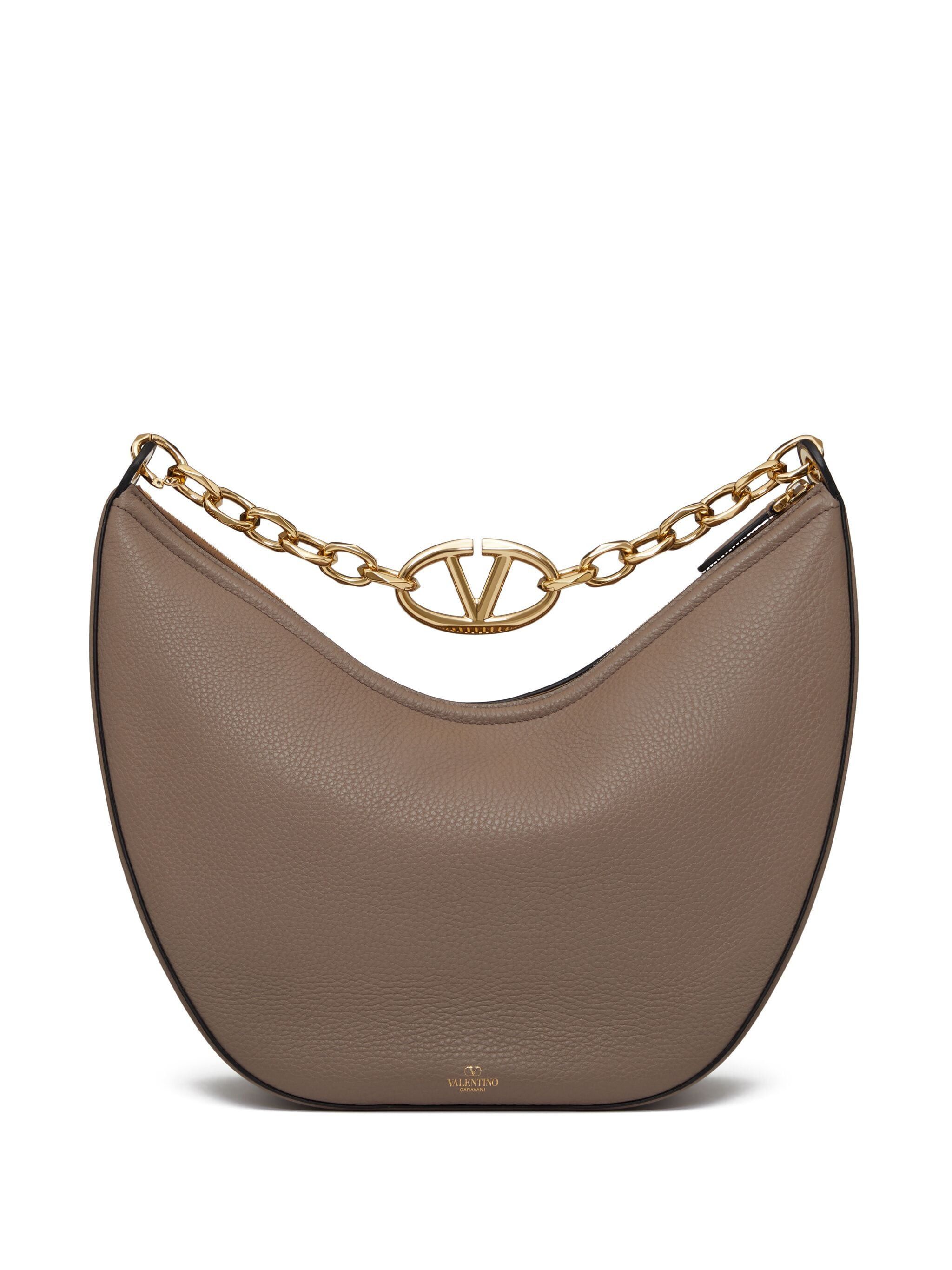Valentino o1s22i1n0924 Size: OS / Medium Vlogo Moon Hobo Bag Size ONE SIZE - 3 Thumbnail