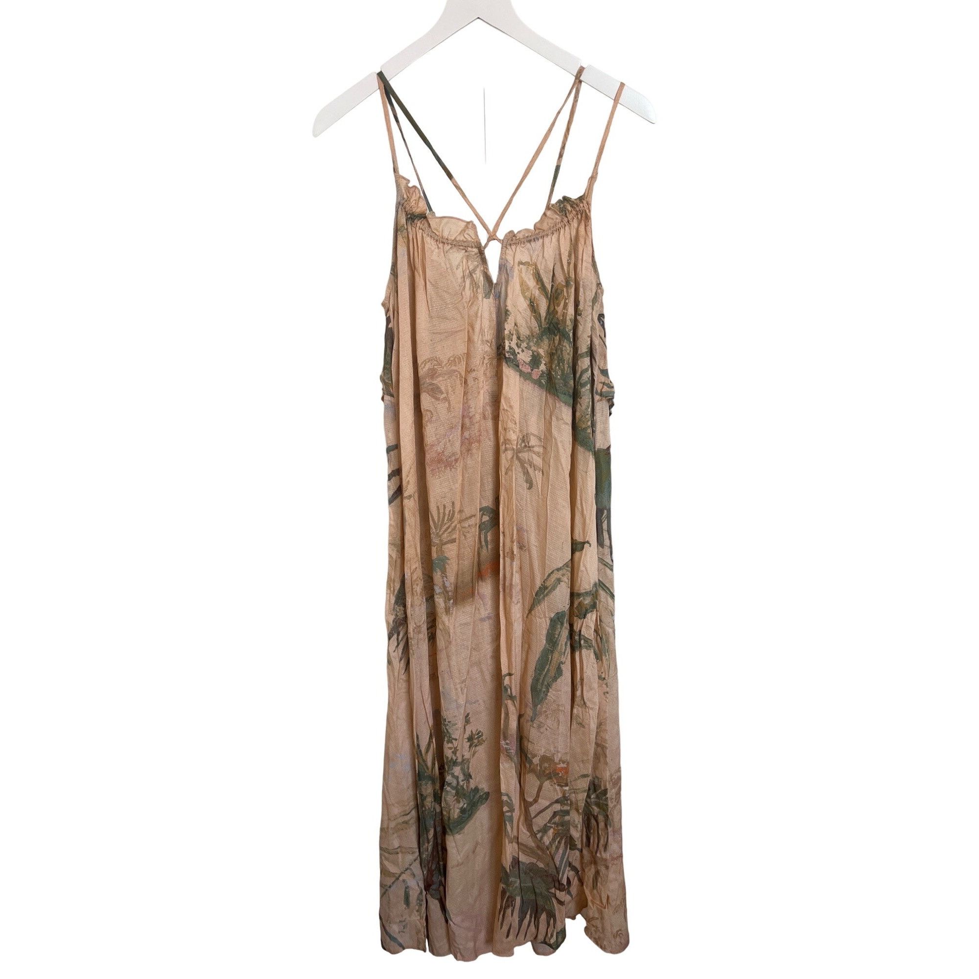 Anthropologie Anthropologie Strappy Sheer Midi Cover-Up Dress Size XXS / US 00 / IT 34 - 5 Thumbnail