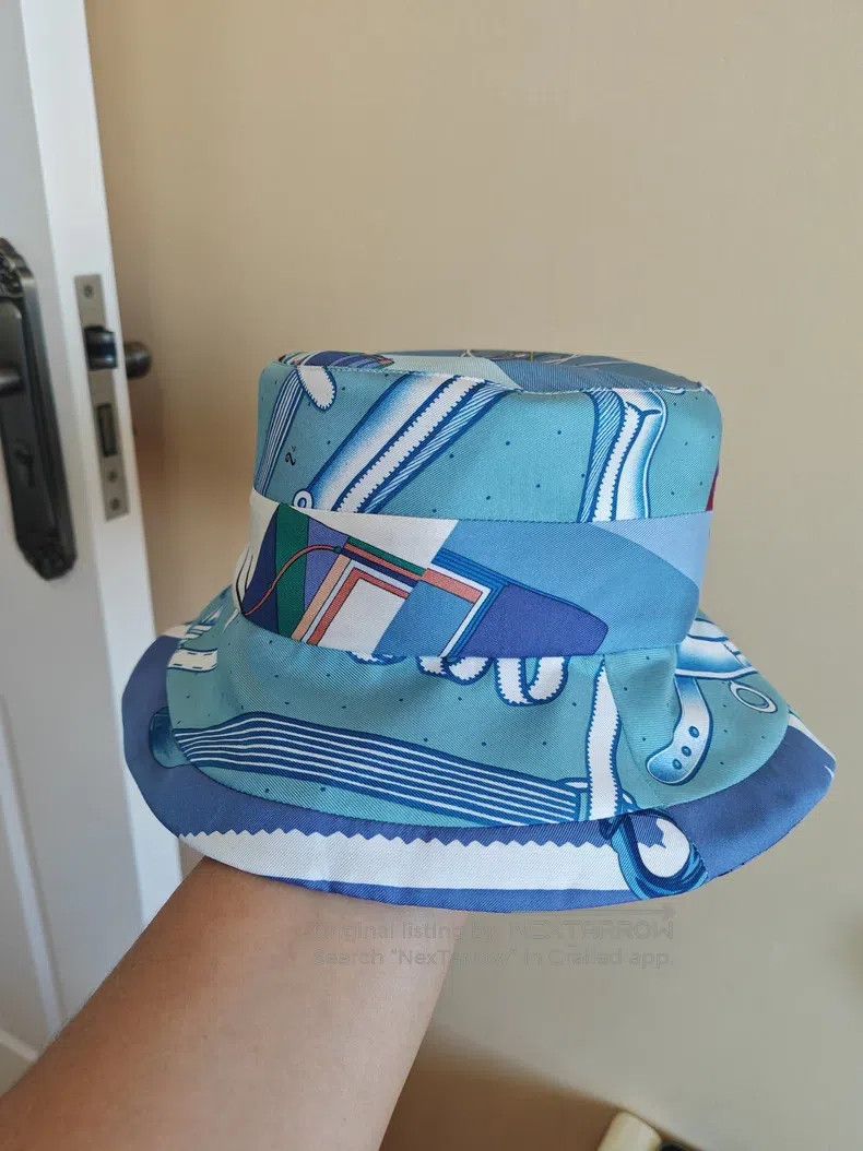 Hermes Hermes size 58 Silk fisherman hat Size ONE SIZE - 4 Thumbnail