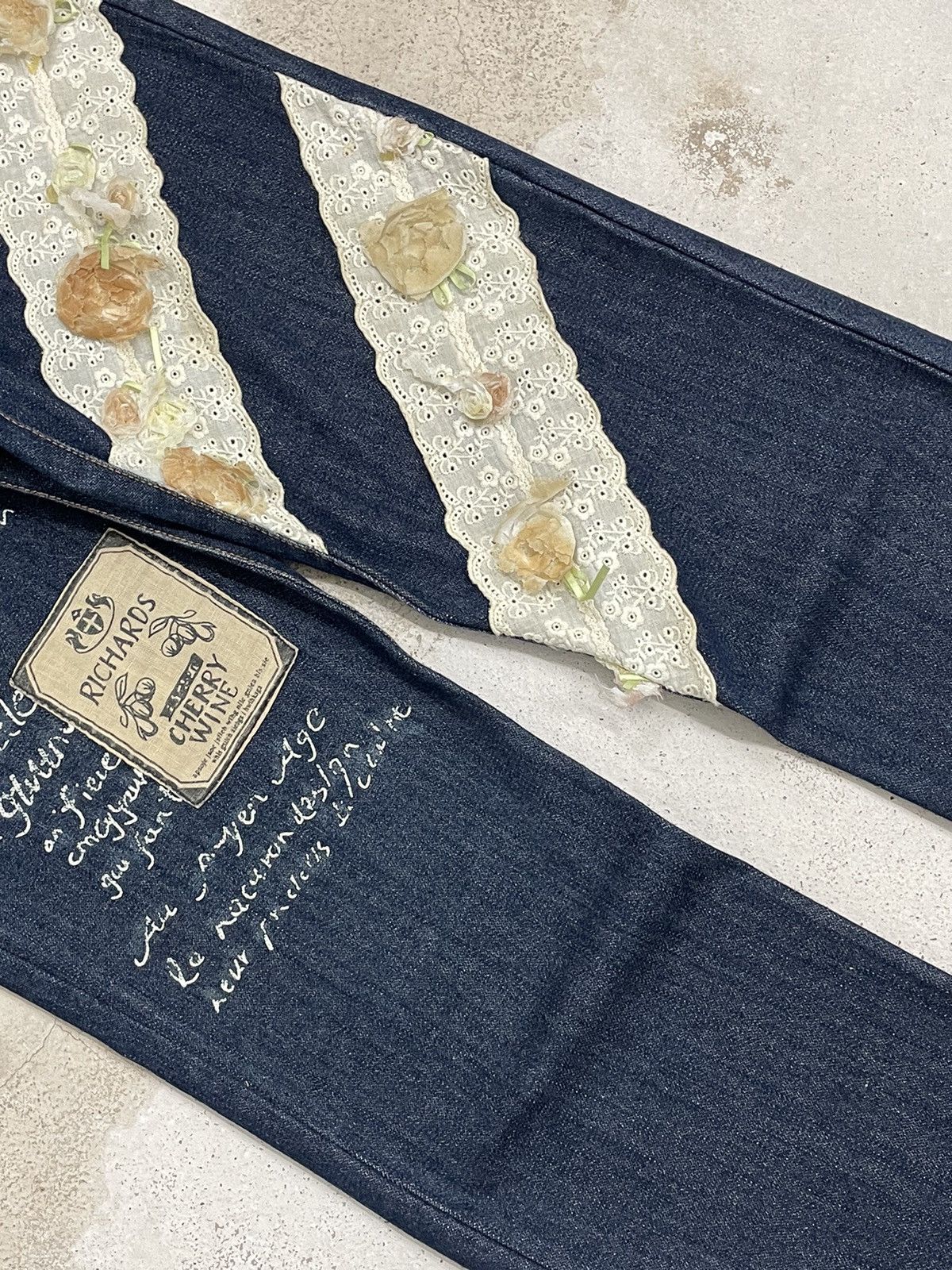 Designer Cawaii Slim Flower Art Life France Poem Size 27" / US 4 / IT 40 - 4 Thumbnail