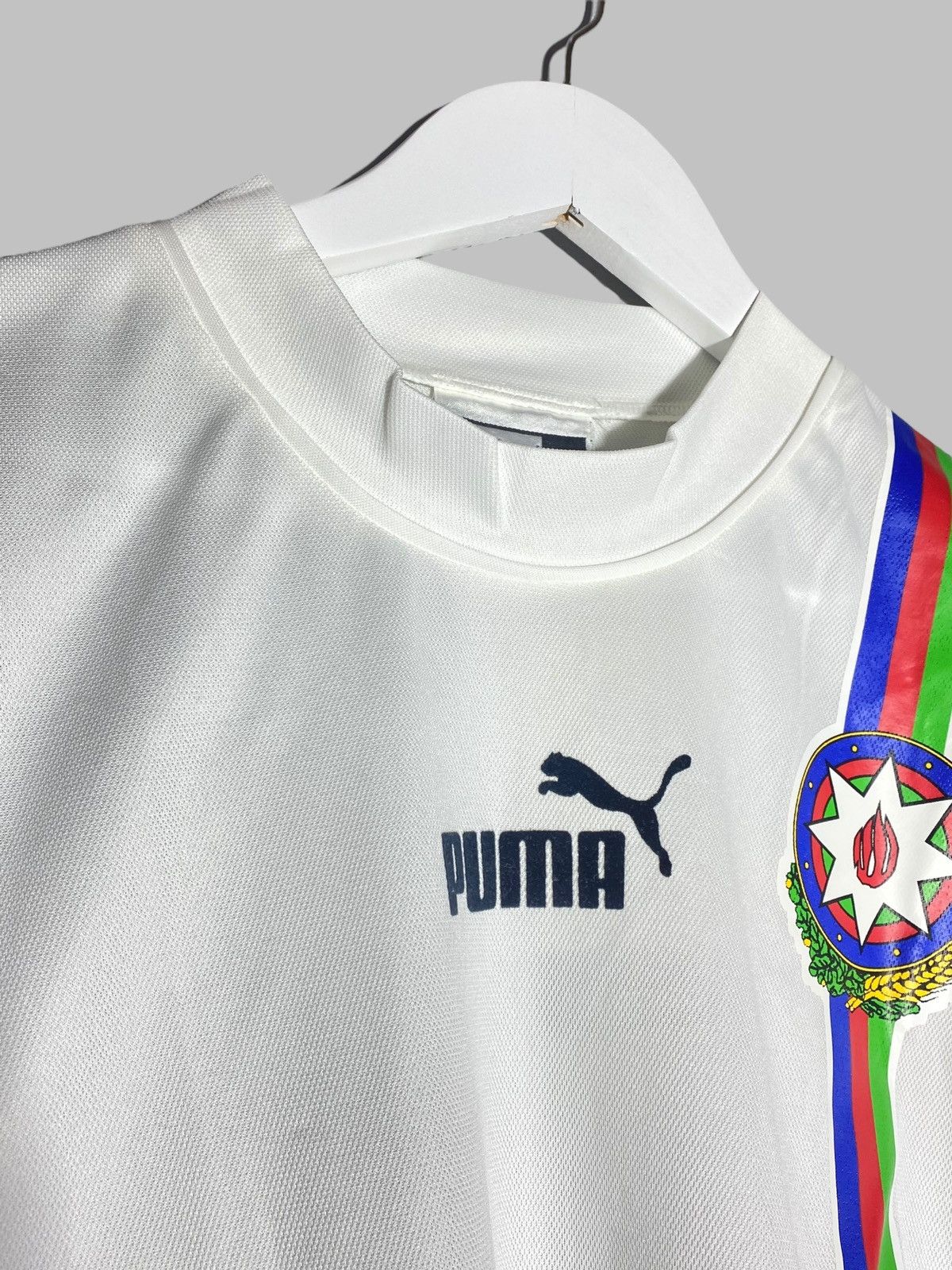 Puma × Vintage NWT Puma Vintage Azerbaijan Football Shirt Size US L / EU 52-54 / 3 - 6 Thumbnail