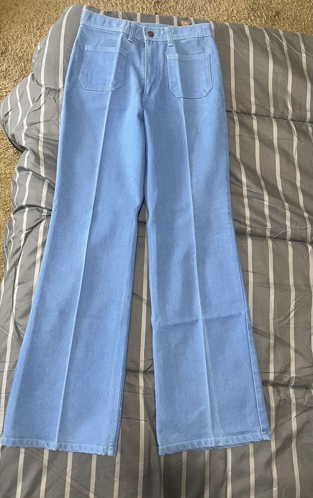Japanese Brand × Vintage Bell one flared front pocket pants Size US 30 / EU 46 - 1 Thumbnail