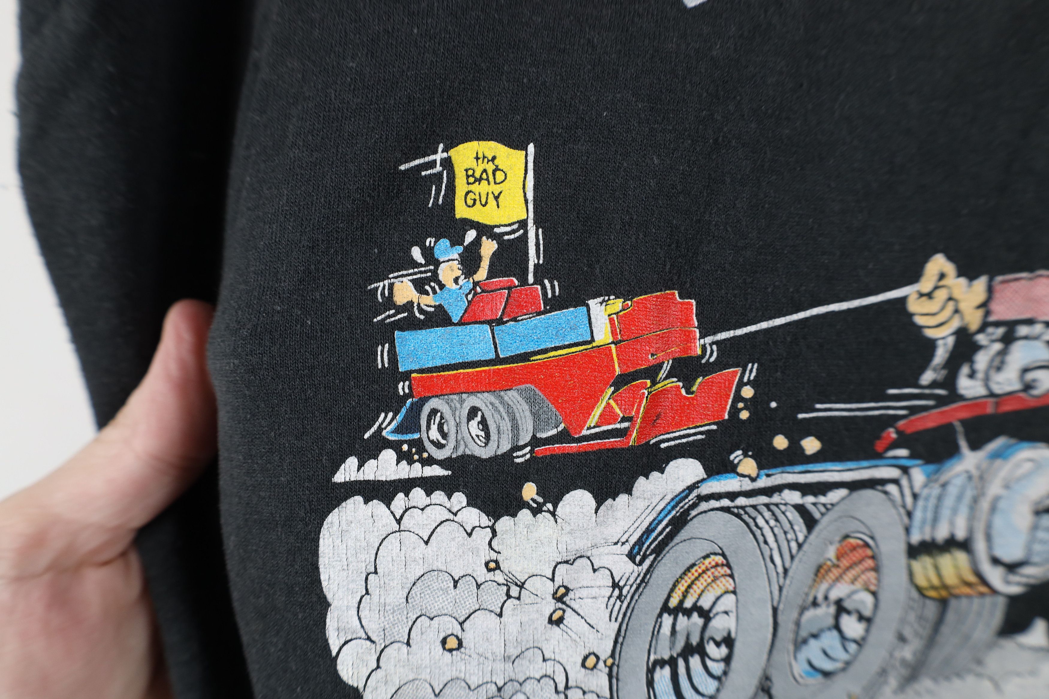 Vintage Vintage 80s The Bounty Hunter Truck Driver T-Shirt Black USA Size US M / EU 48-50 / 2 - 6 Thumbnail