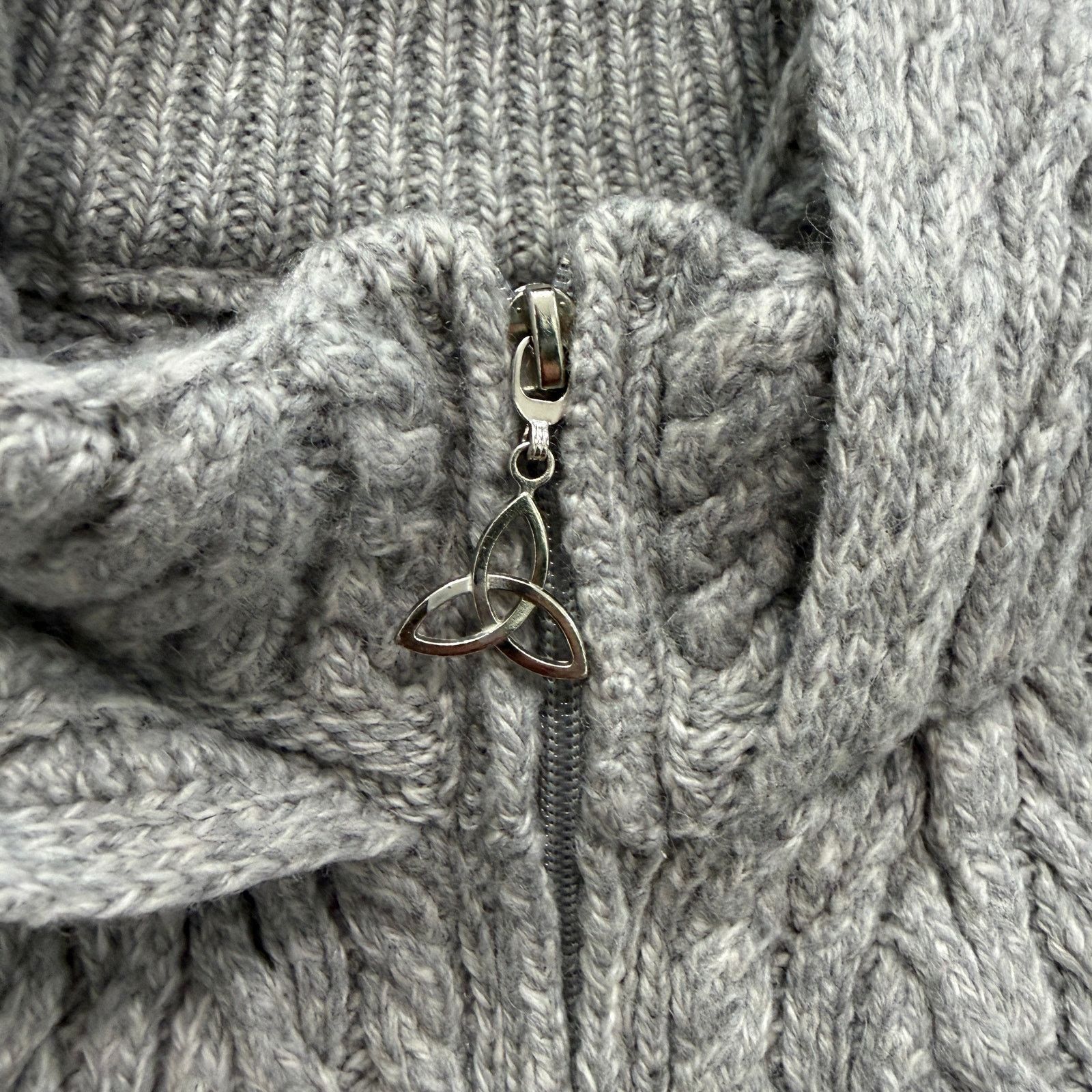 Other Original Aran Co Knit Coat Cardigan XS 100% Merino Wool Size XS / US 0-2 / IT 36-38 - 5 Thumbnail