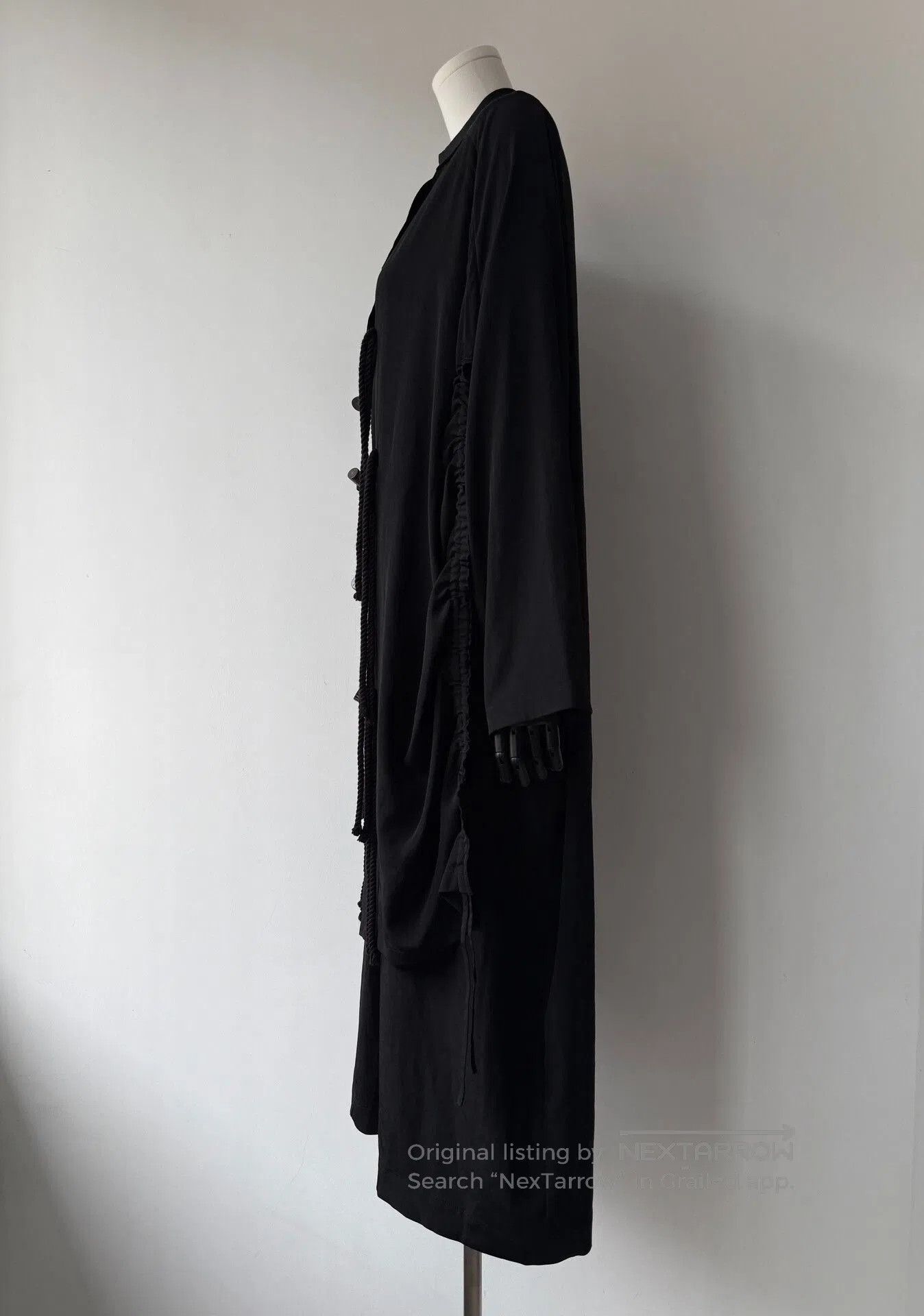 Yohji Yamamoto Yohji Yamamoto Triacetate Long Coat. Size US M / EU 48-50 / 2 - 6 Thumbnail
