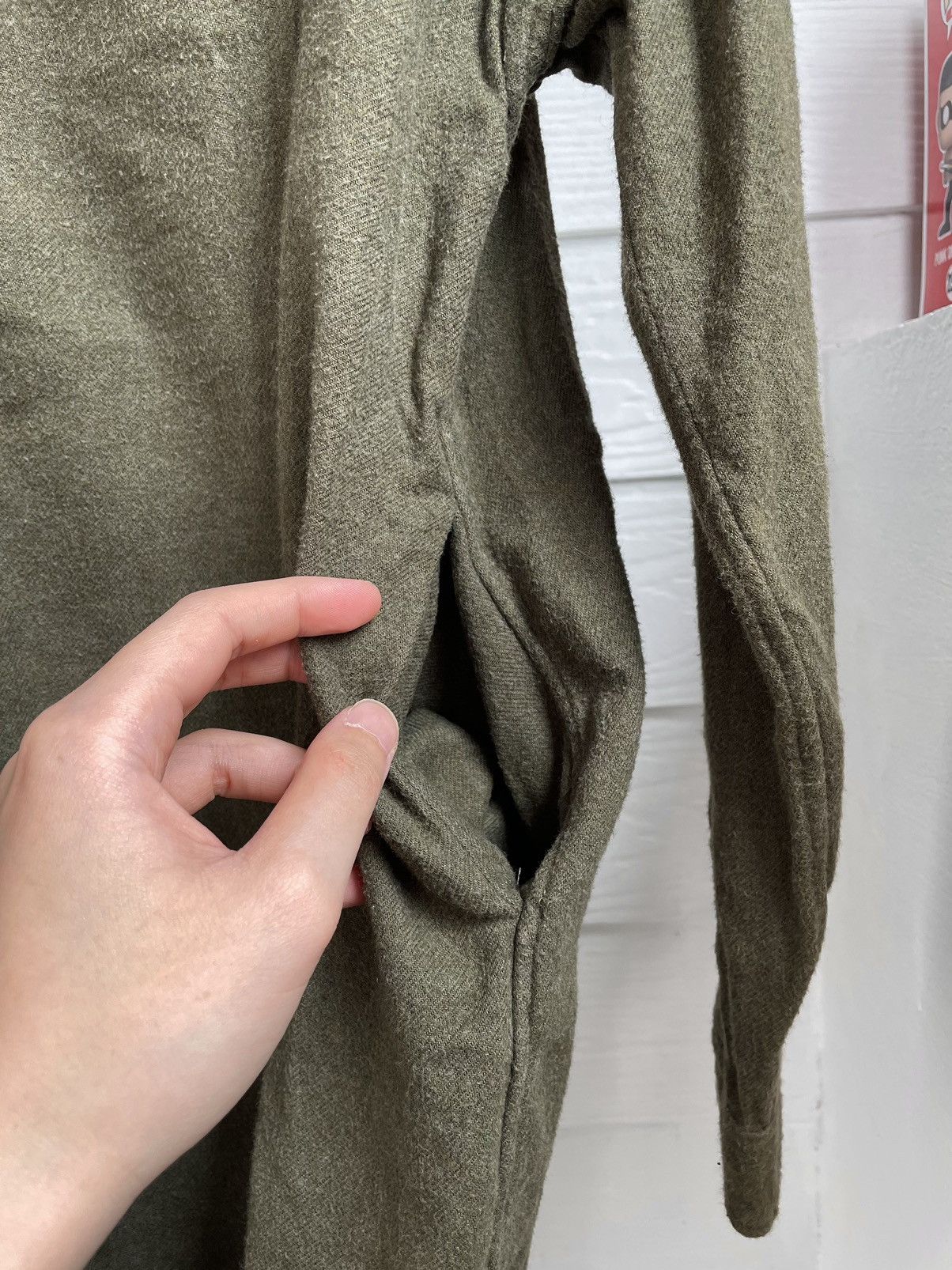 Japanese Brand × Muji × Vintage MUJI GREEN SHIRT DRESS Size XL / US 12-14 / IT 48-50 - 3 Thumbnail