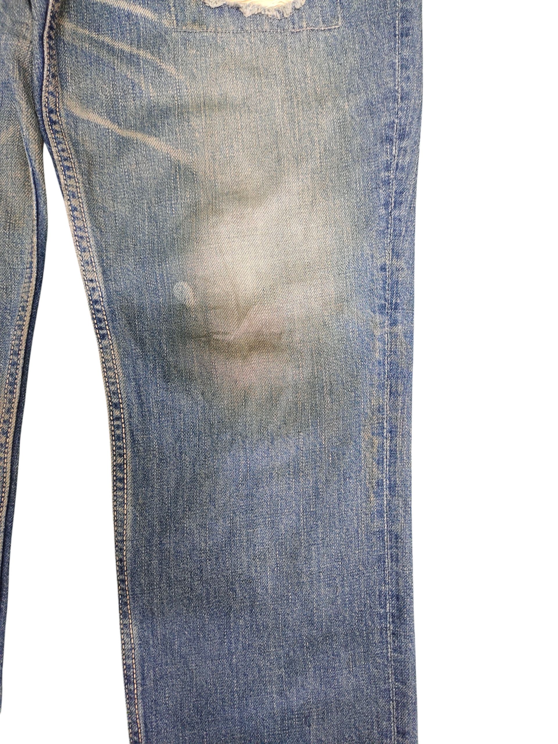 Kapital Domingo Owleye Japan Patchwork Dirty Clawmark Distress Jeans Size US 31 - 3 Thumbnail
