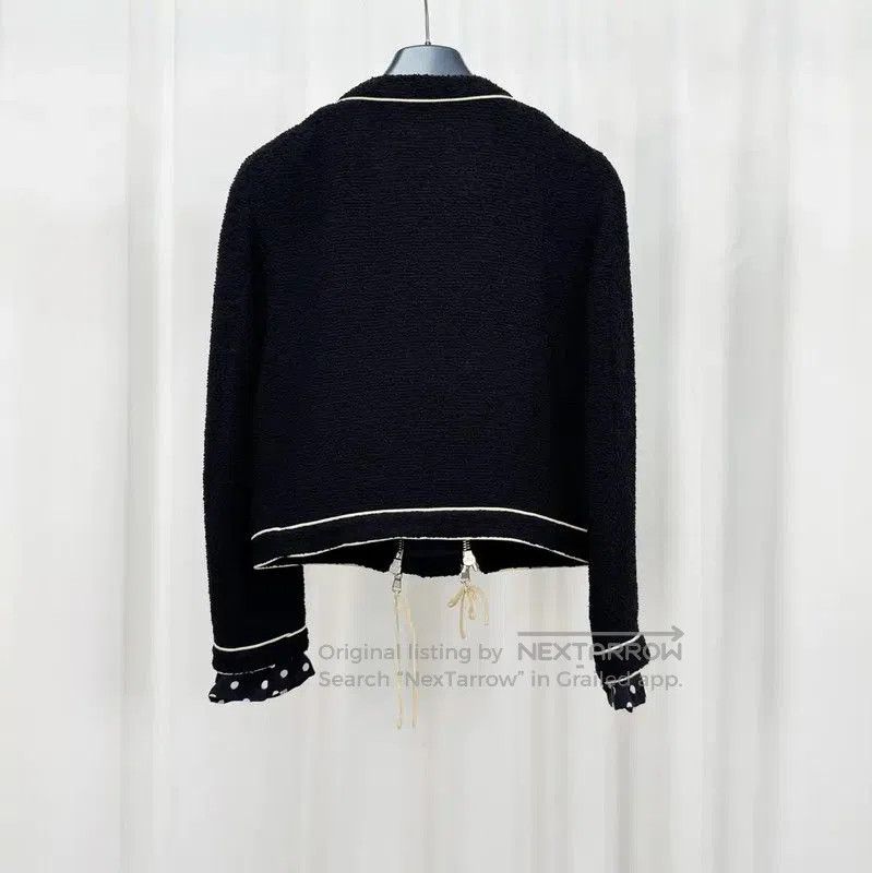 Moschino Moschino Black Wool Blend Logo Jacket . Size XL / US 12-14 / IT 48-50 - 2 Thumbnail