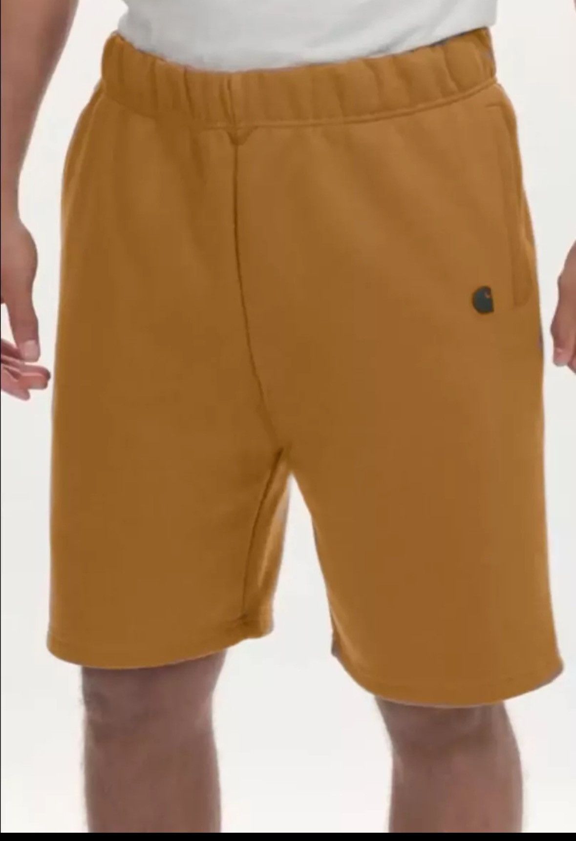 Carhartt Carhartt Men's Loose Fit Midweight Fleece 9" Shorts Brown Size US 30 / EU 46 - 1 Thumbnail