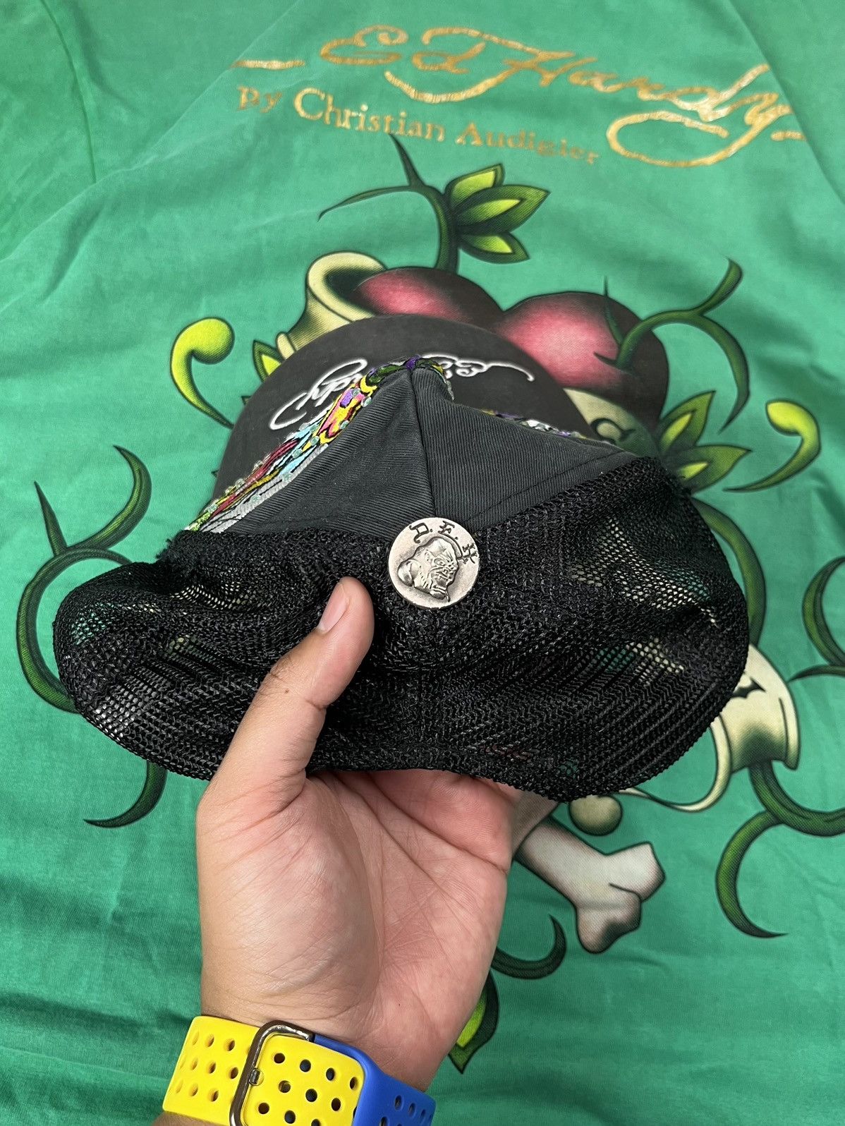 Ed Hardy Vintage Y2K Ed Hardy cap Size ONE SIZE - 3 Thumbnail