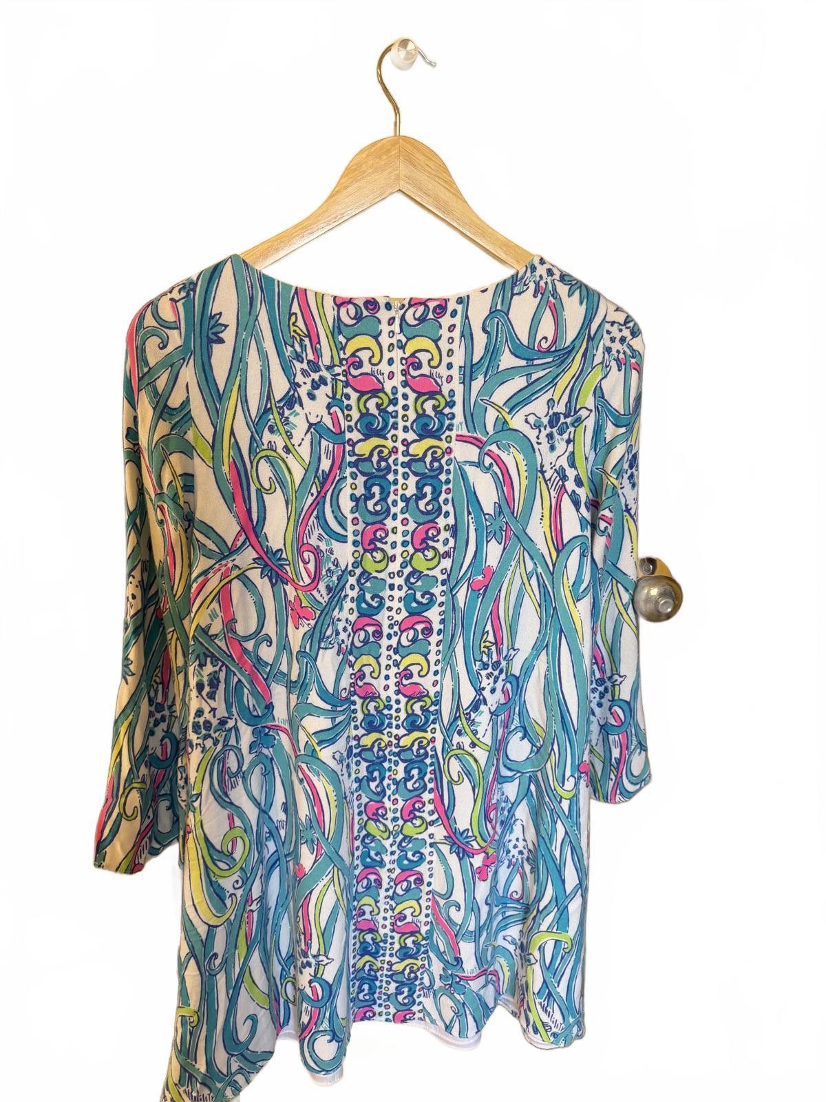 Other Lilly Pulitzer Women's multi Dress cod0011 Size XS / US 0-2 / IT 36-38 - 2 Thumbnail